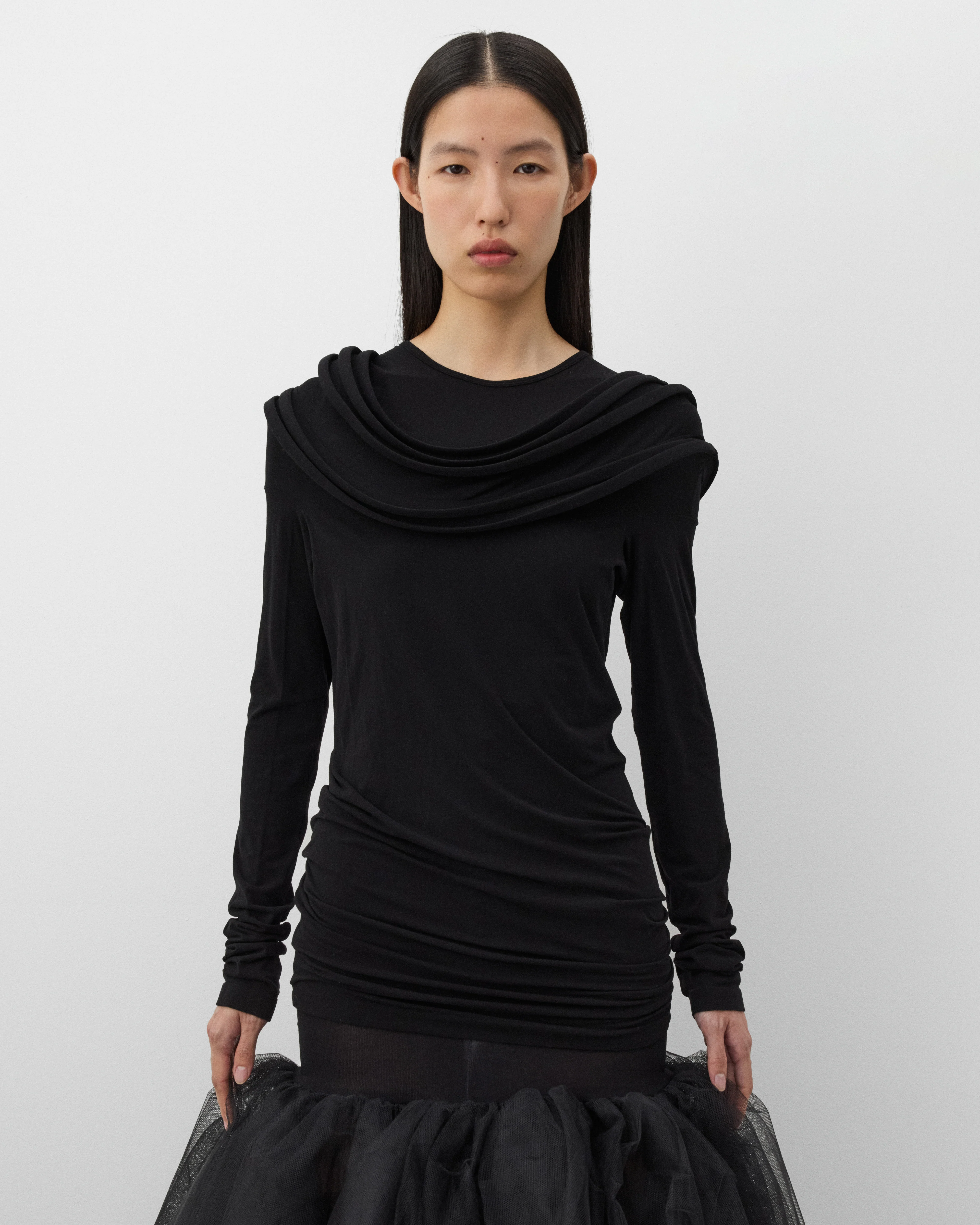 Junya Watanabe - Women's Disc Long Sleeve Top - (Black)