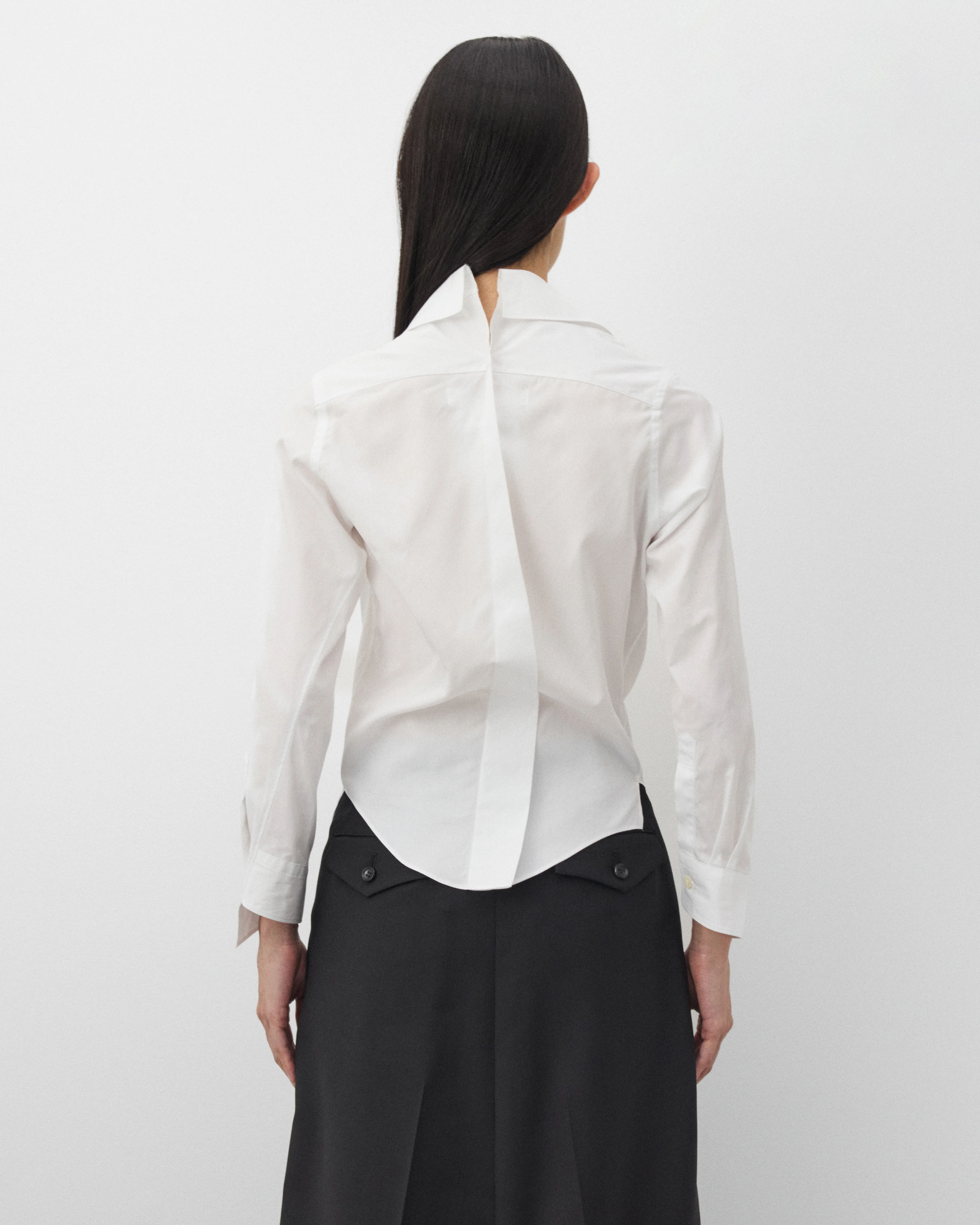 Junya Watanabe - Women's Peter Pan Collar Shirt - (White)