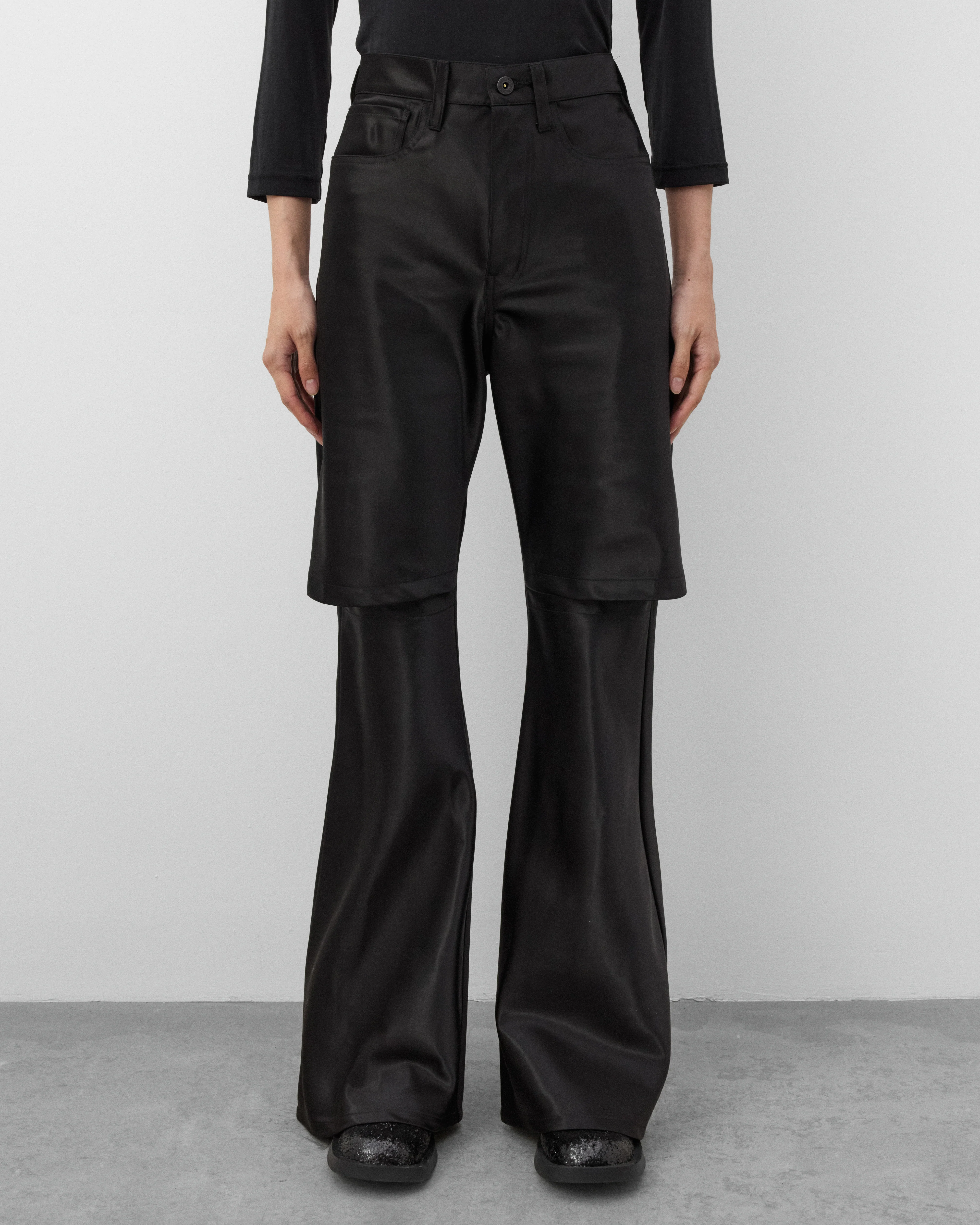 Junya Watanabe - Women's Cut Out Trousers - (Black)