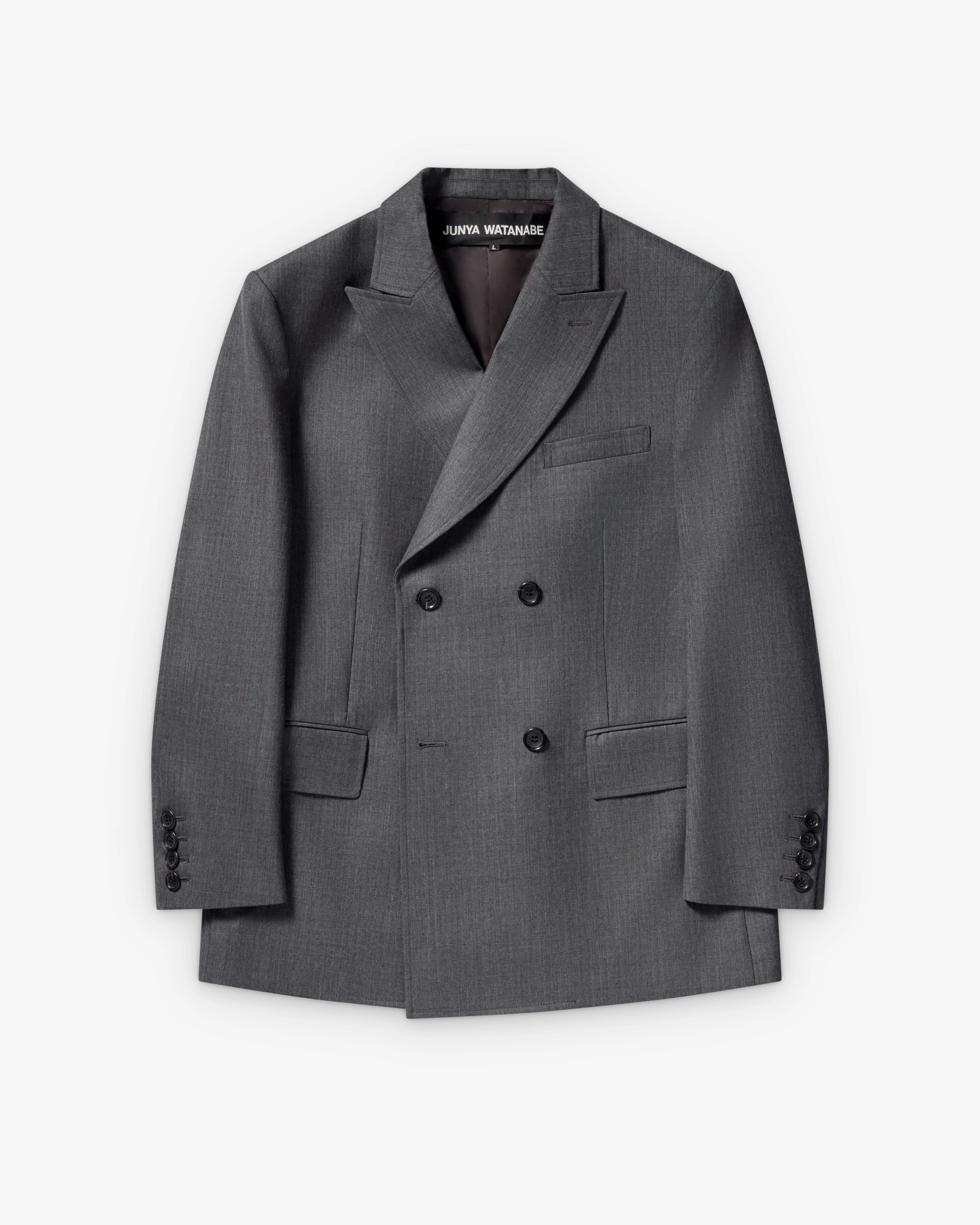 Junya Watanabe - Women's Double Breasted Blazer - (Grey)