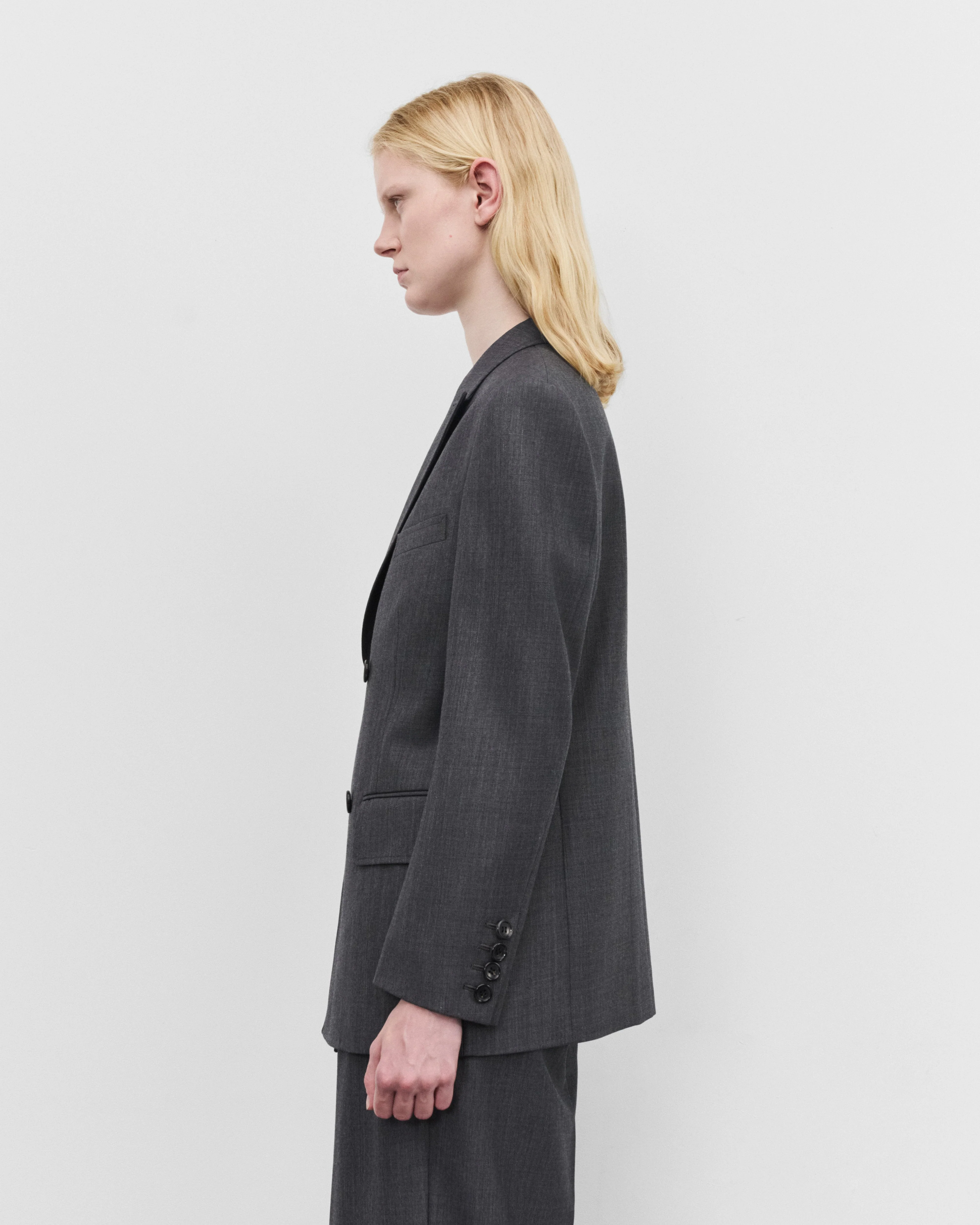 Junya Watanabe - Women's Double Breasted Blazer - (Grey)