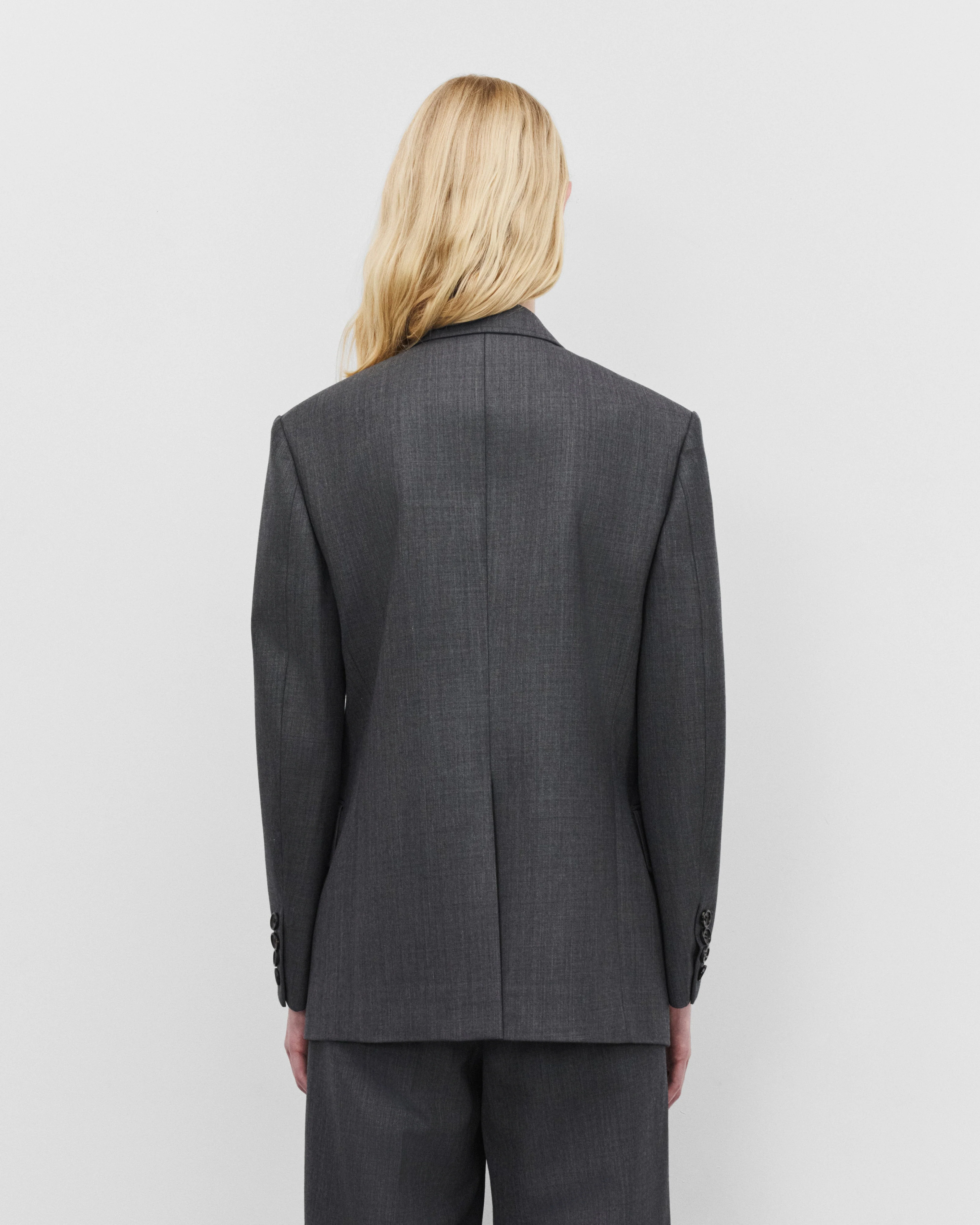 Junya Watanabe - Women's Double Breasted Blazer - (Grey)