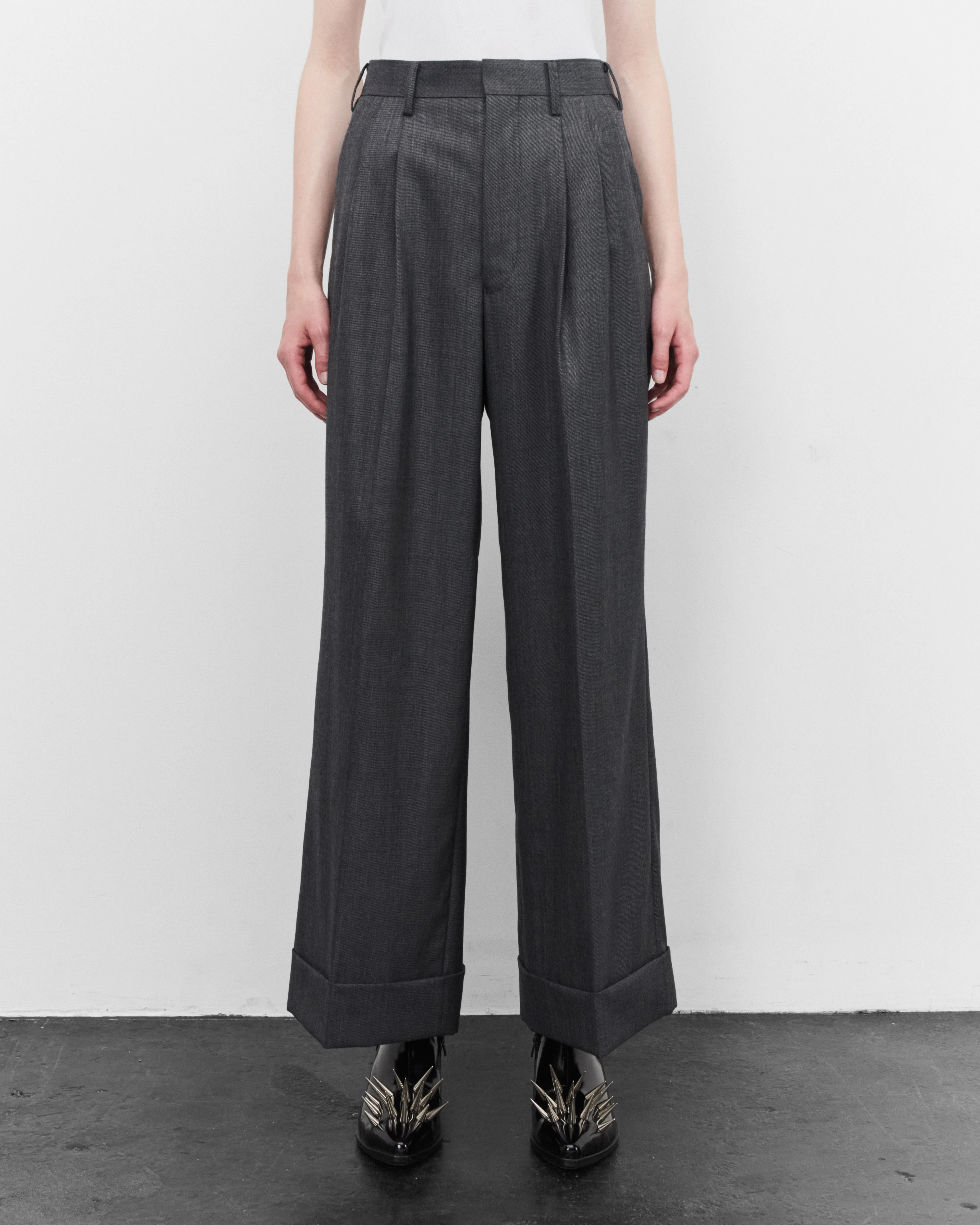 Junya Watanabe - Women's Wool Suit Trousers - (Grey)