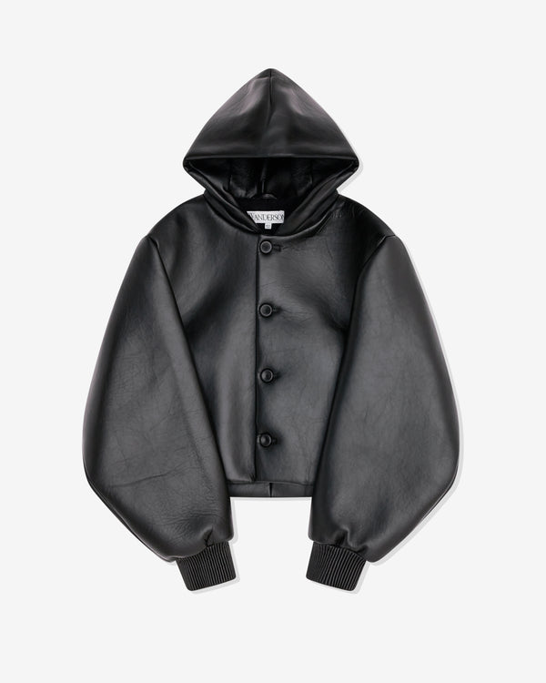 JW Anderson - Women
s Cropped Hooded Blouson Jacket - (Black)