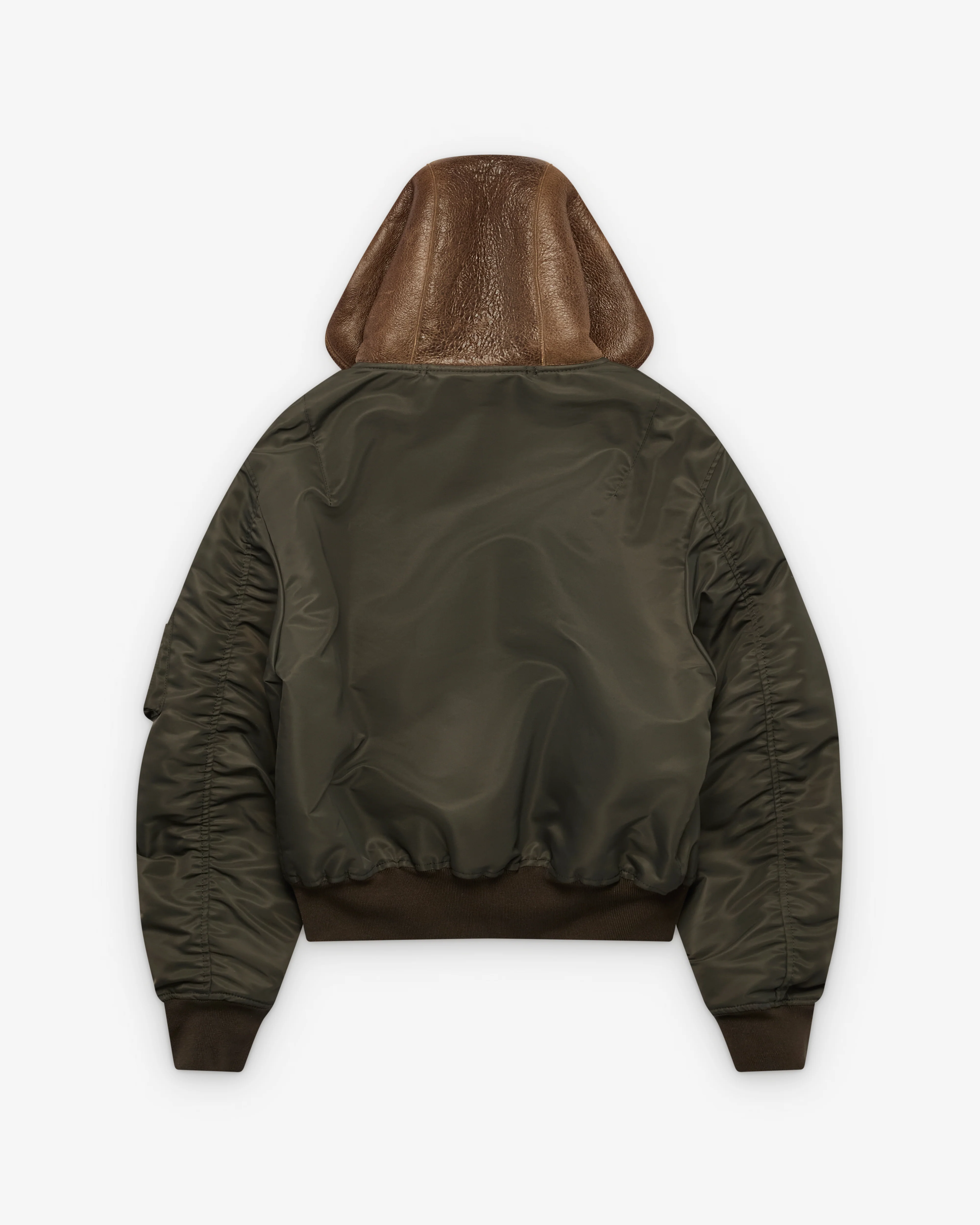 JW Anderson - Men's Hooded Bomber Jacket - (Dark Khaki)