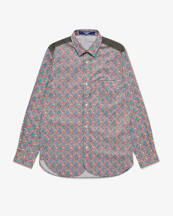 Junya Watanabe MAN - Men
s Paisley Shirt - (Brown)