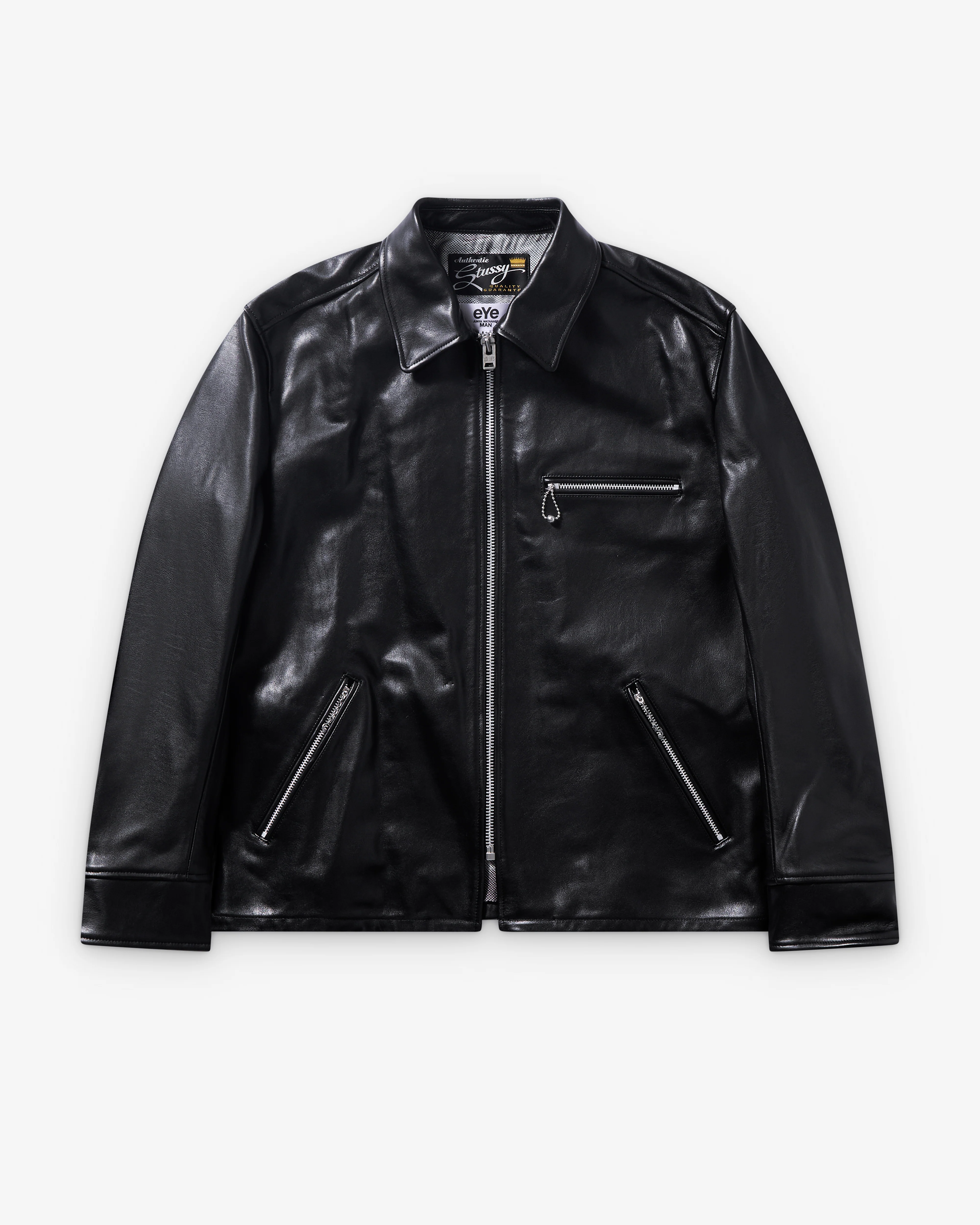 eye Junya Watanabe Man - Men's Stüssy Leather Jacket - (Black)