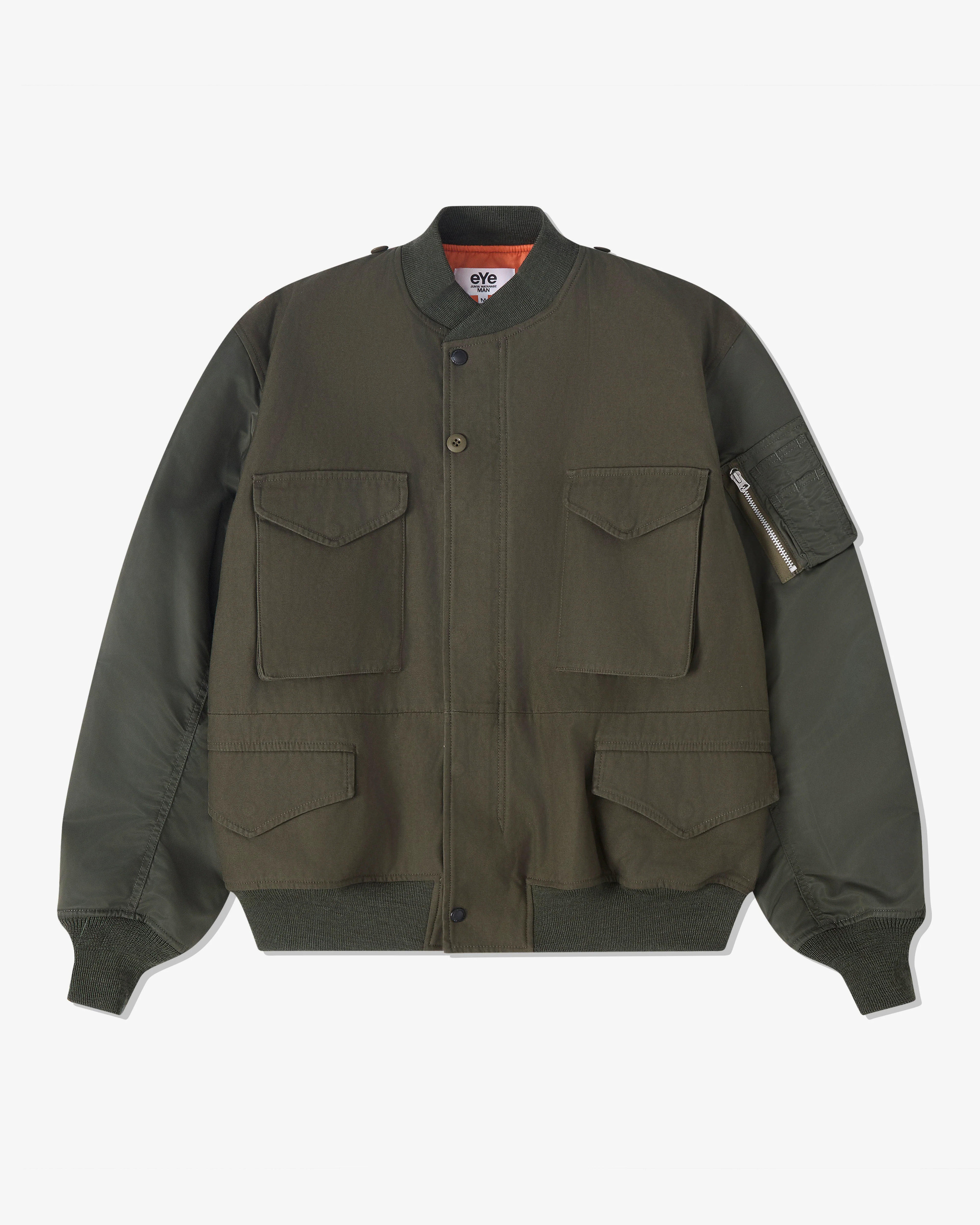 eye Junya Watanabe Man - Men's Needles Bomber Jacket - (Khaki Green)