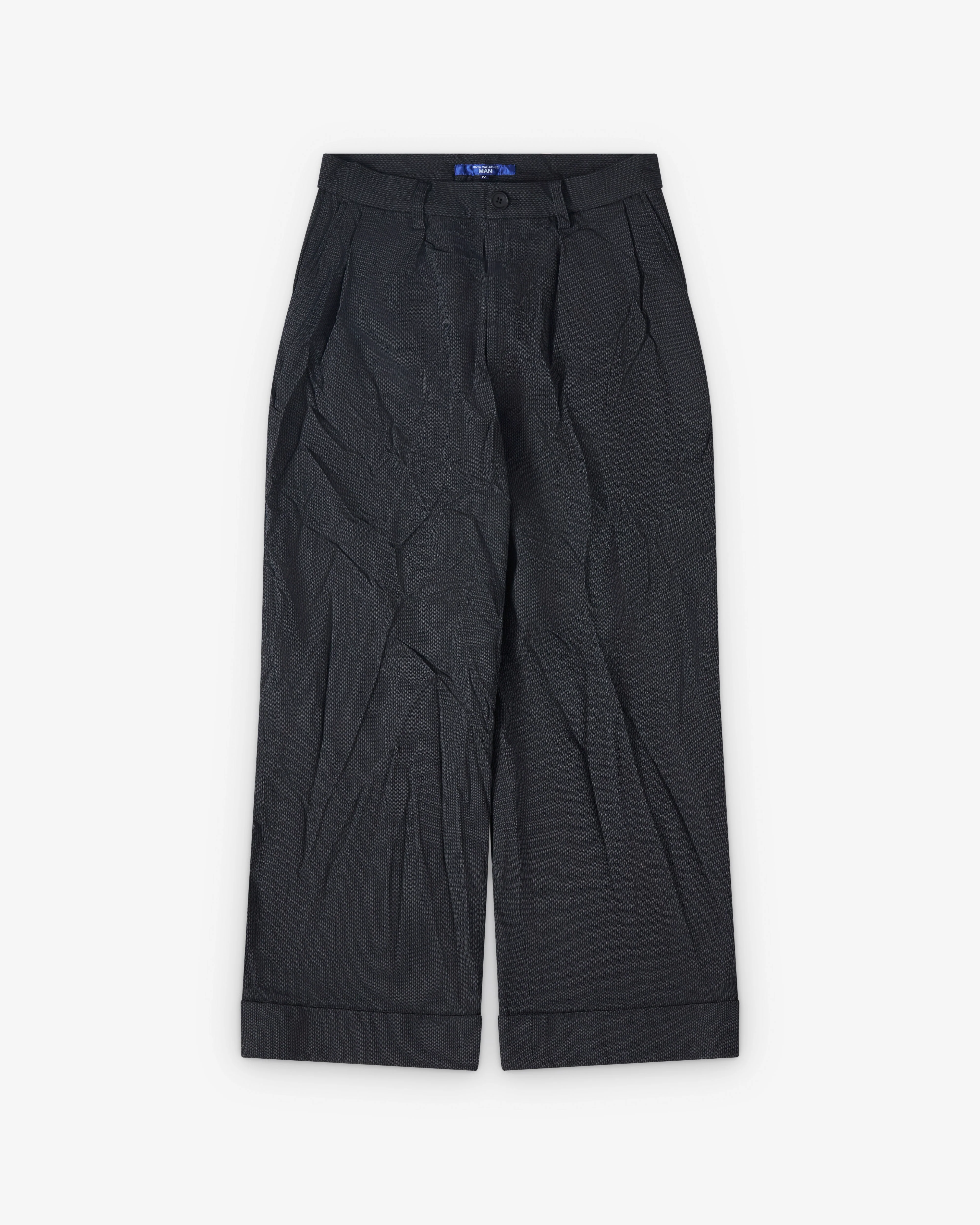 Junya Watanabe Man - Men's Herringbone Wide Fit Trousers - (Black)
