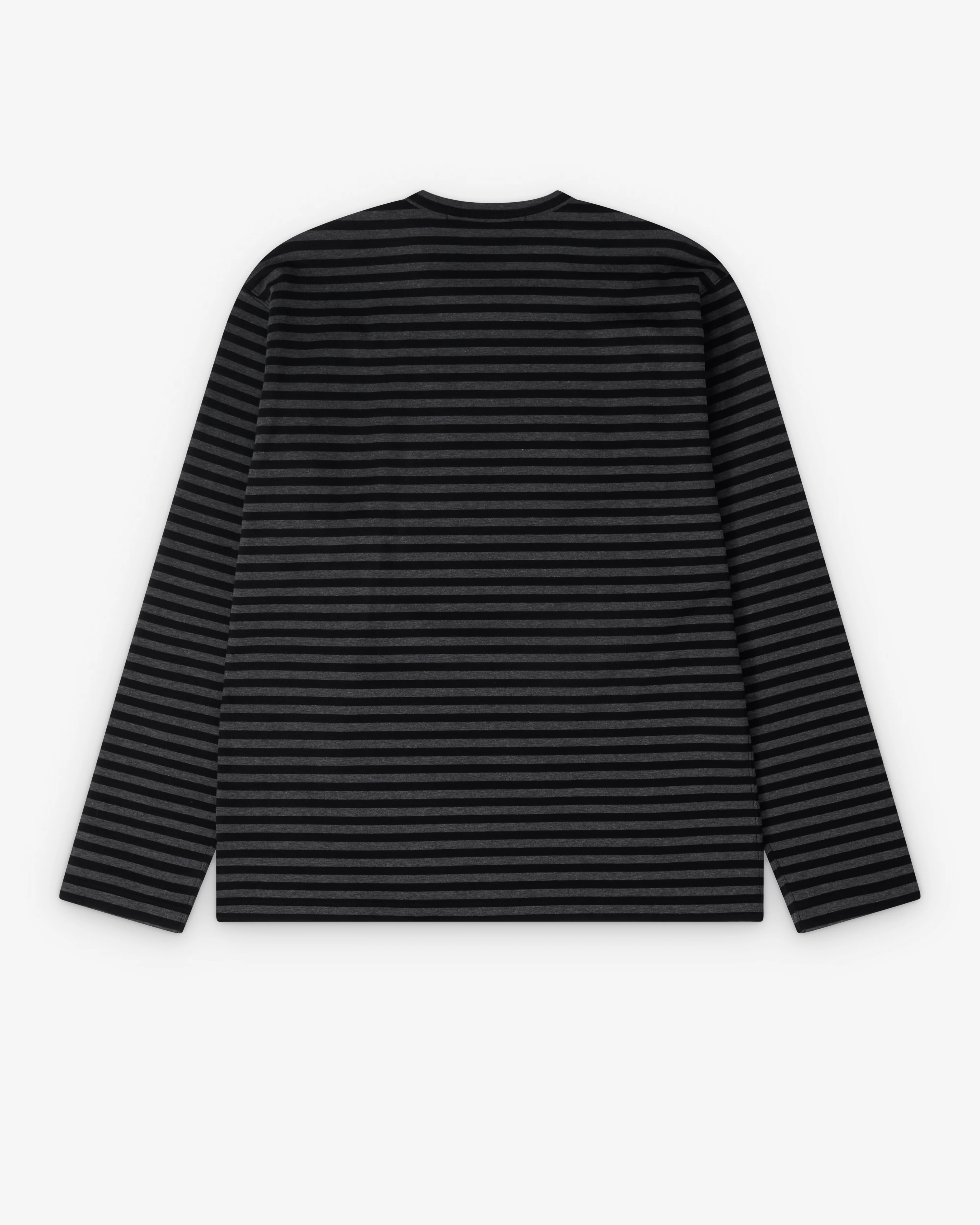 Junya Watanabe Man - Men's Longsleeve Striped T-Shirt - (Black/Grey)