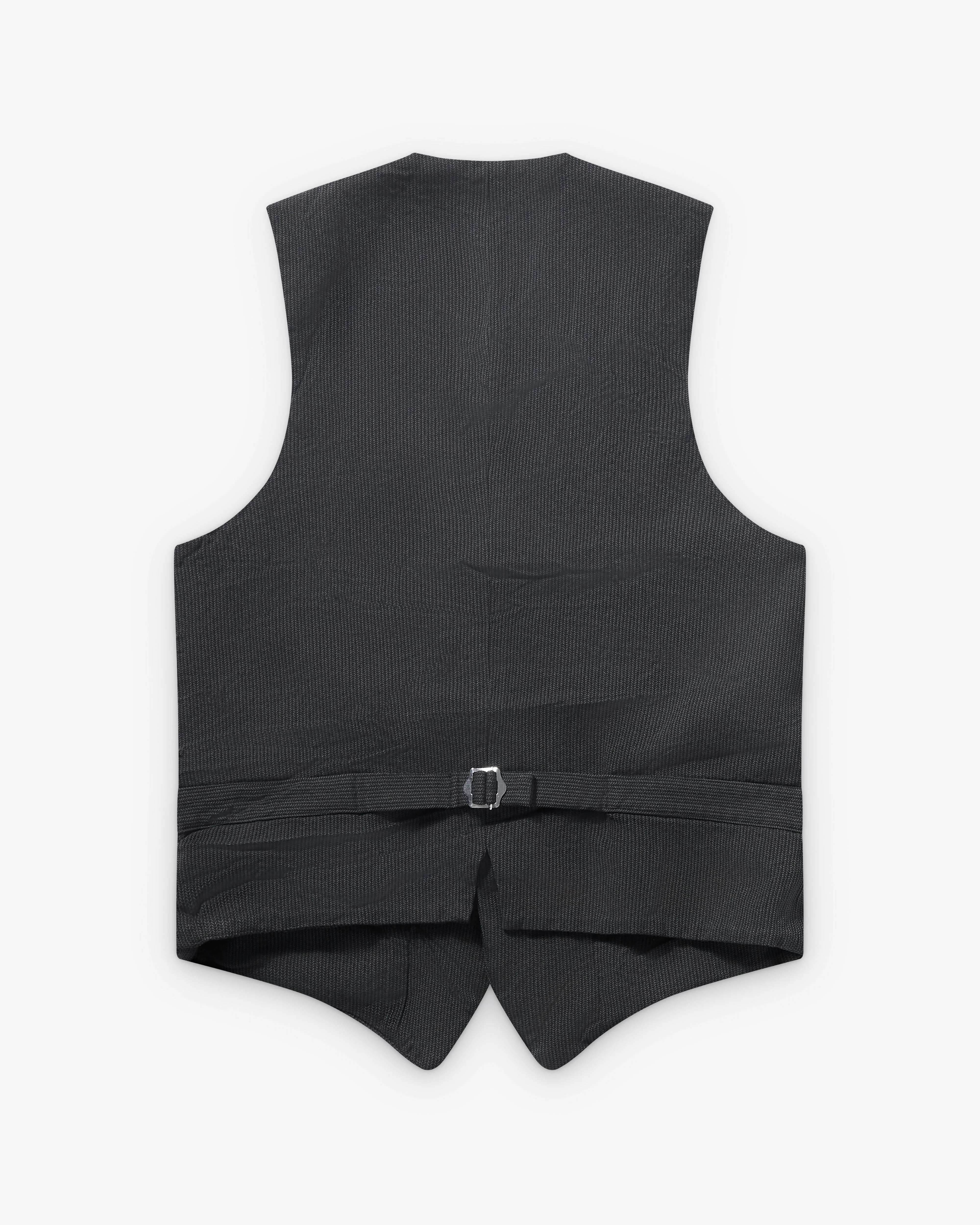 Junya Watanabe Man - Men's Patchwork Vest - (Black/Grey)