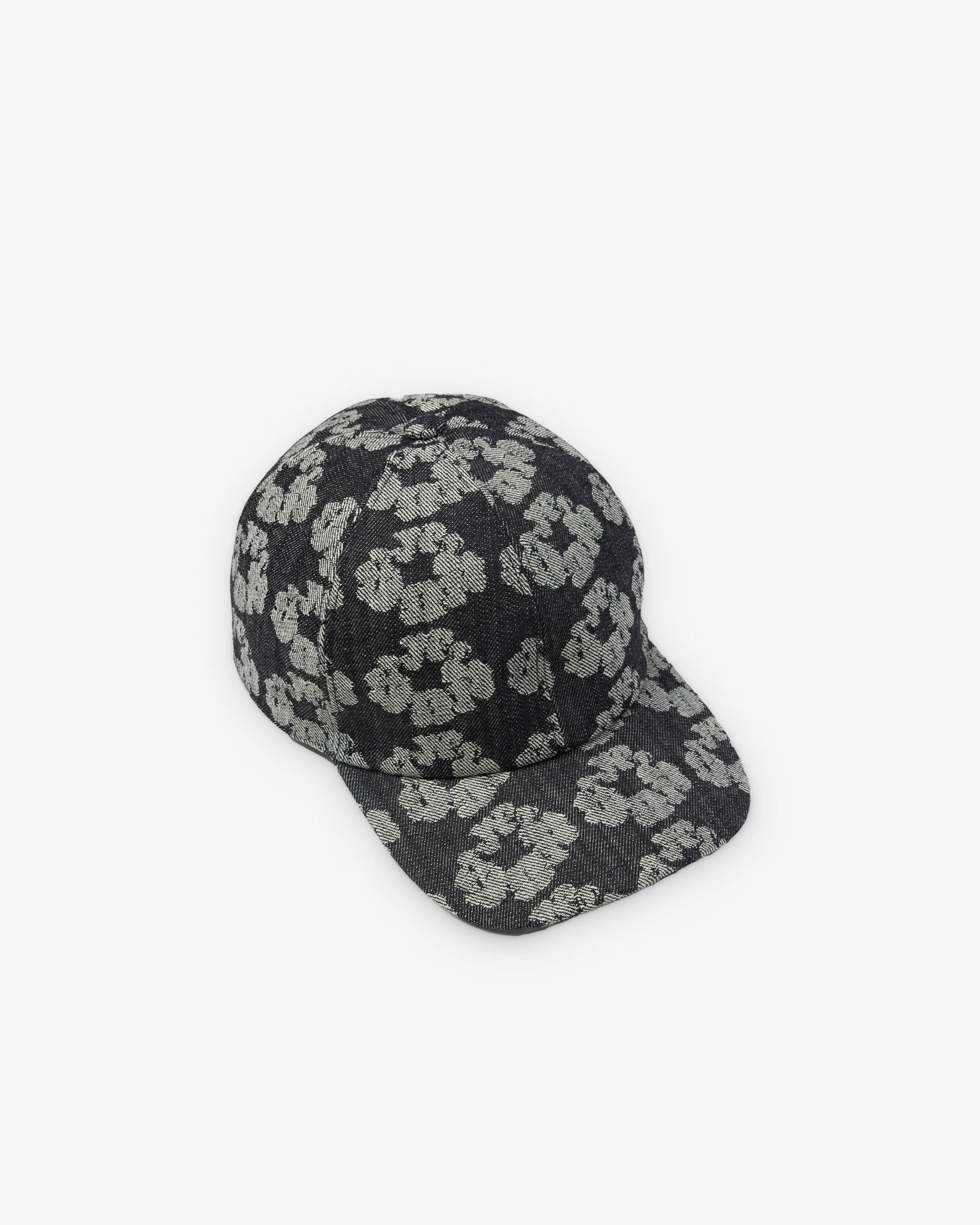 Denim Tears - Men's Jacquard Wreath Denim Cap - (Washed Black)