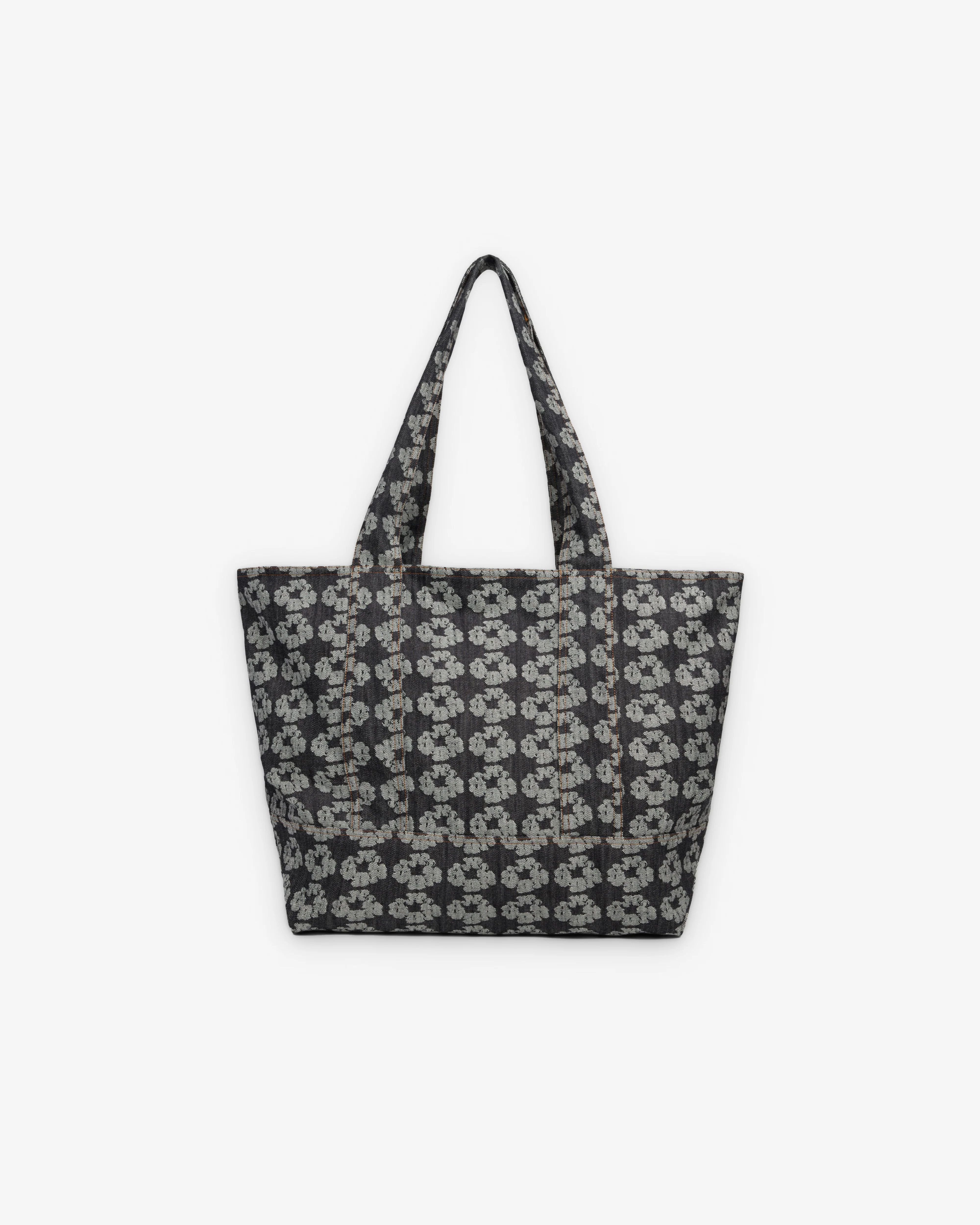 Denim Tears - Men's Jacquard Wreath Denim Tote Bag - (Dark Wash)
