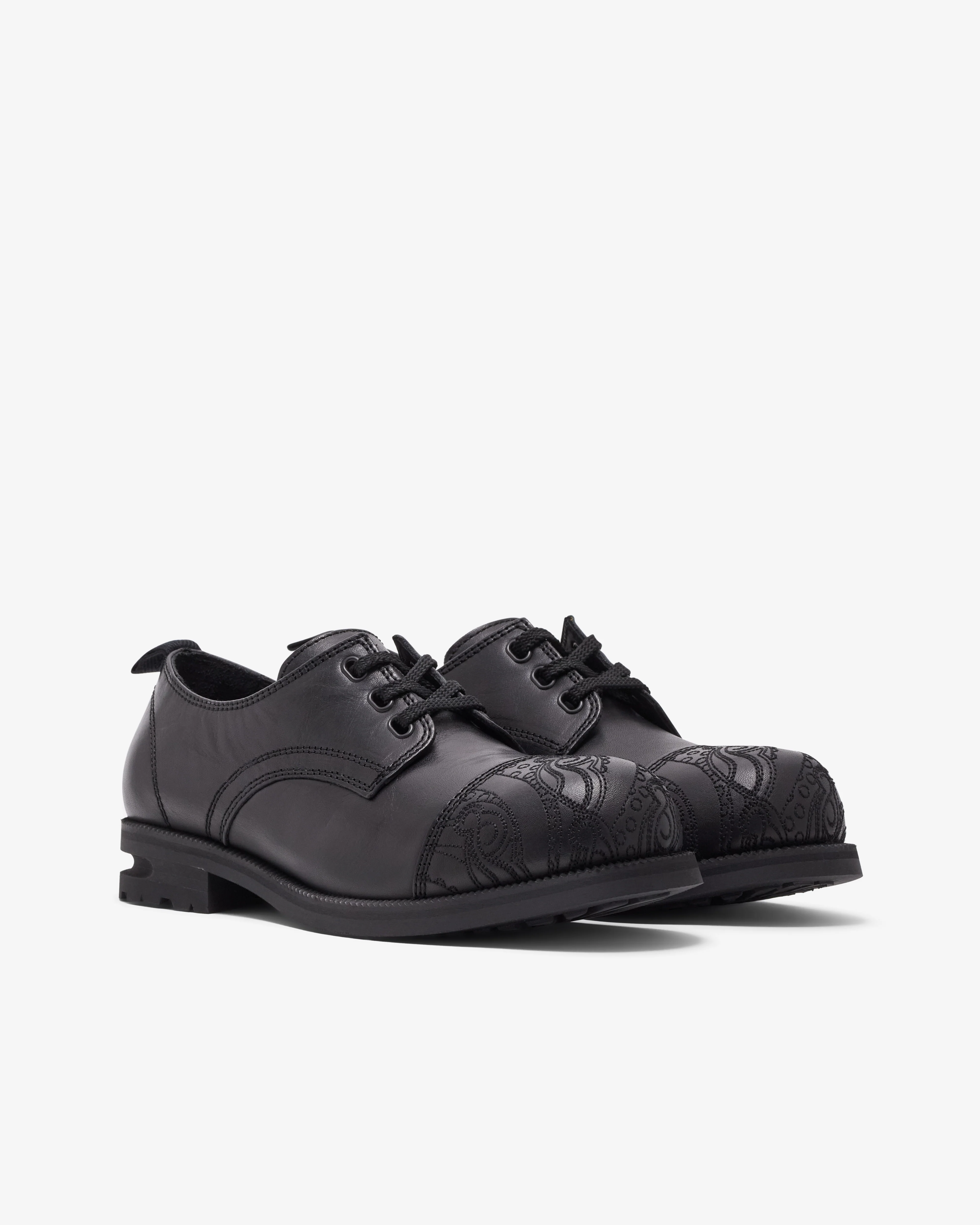 Kiko Kostadinov - Men's Atro Lace Ups - (Soot Black)