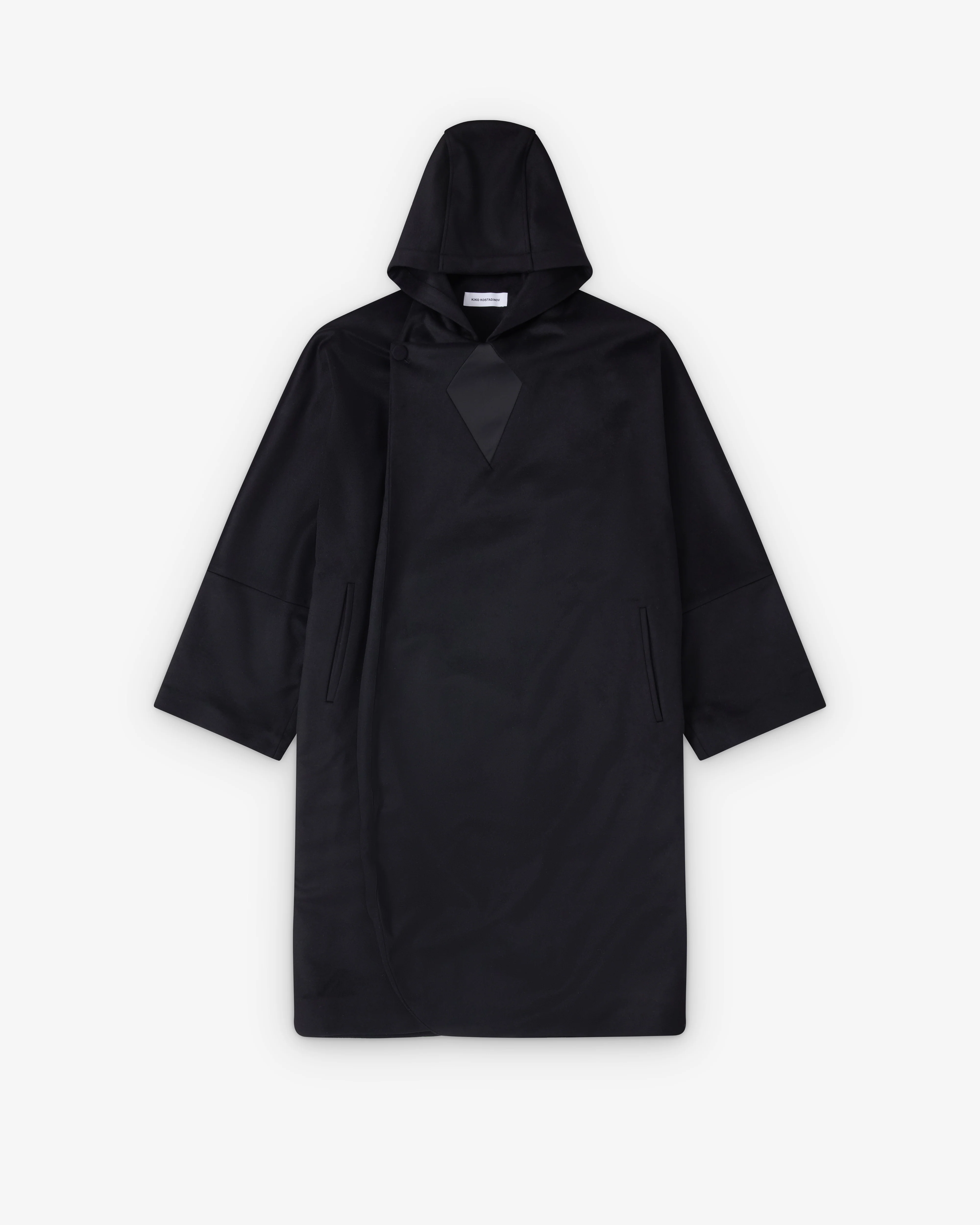 Kiko Kostadinov - Men's Munno Hooded Coat - (Obsidian)