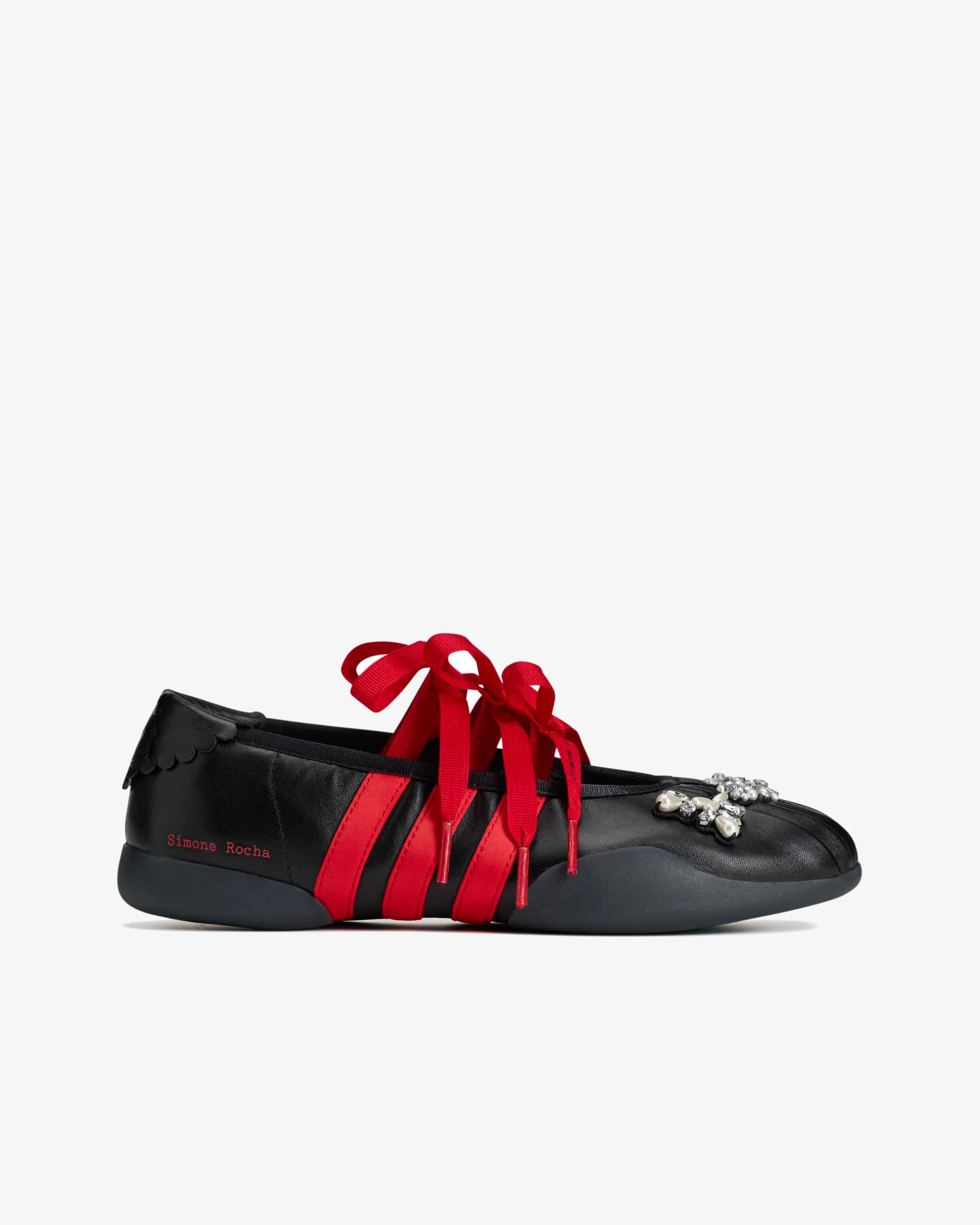 Adidas - Women's Simone Rocha Taekwondo Ballerina - (Core Black/Better Scarlet)