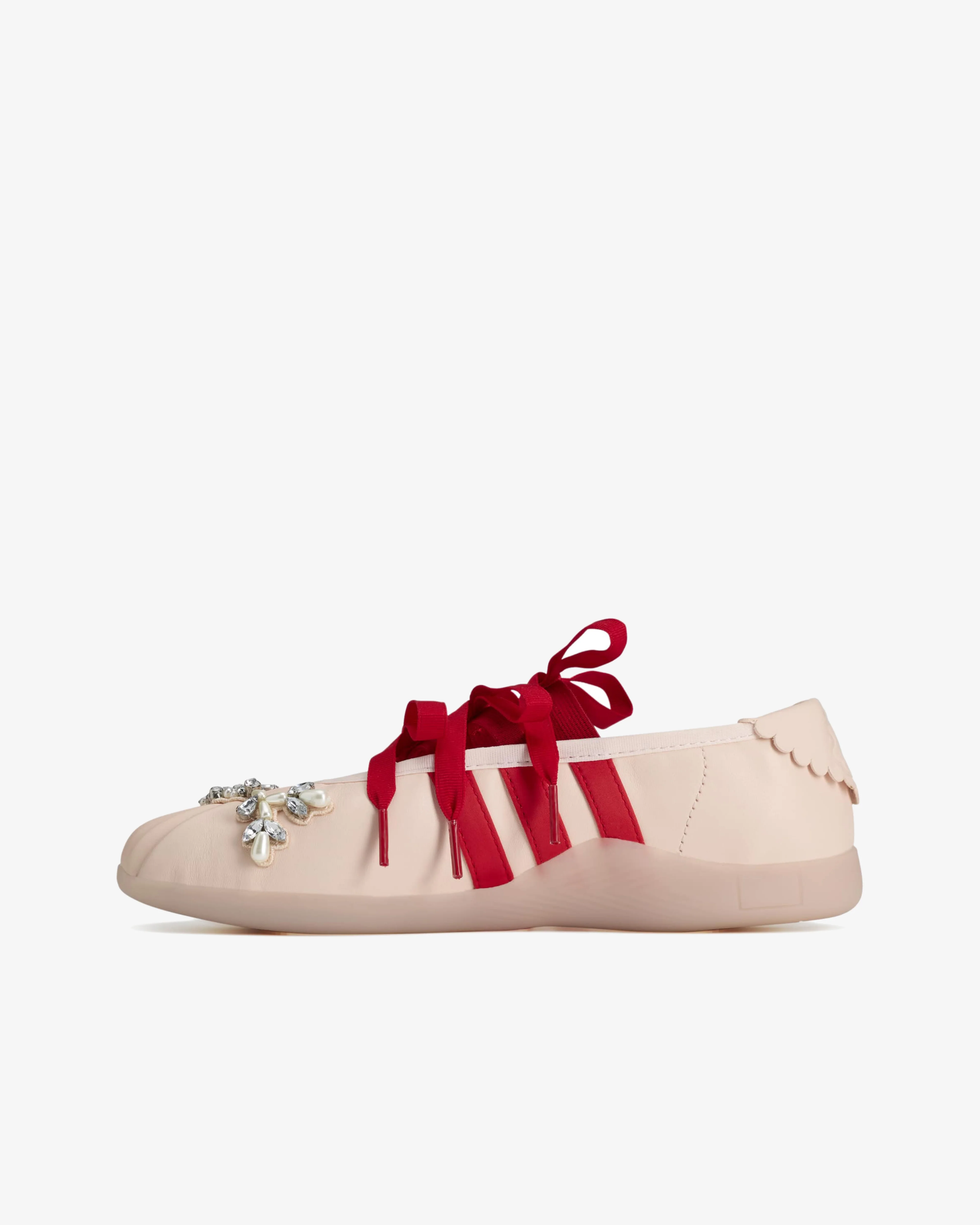 Adidas - Women's Simone Rocha Taekwondo Ballerina - (Pink Tint/Better Scarlet)
