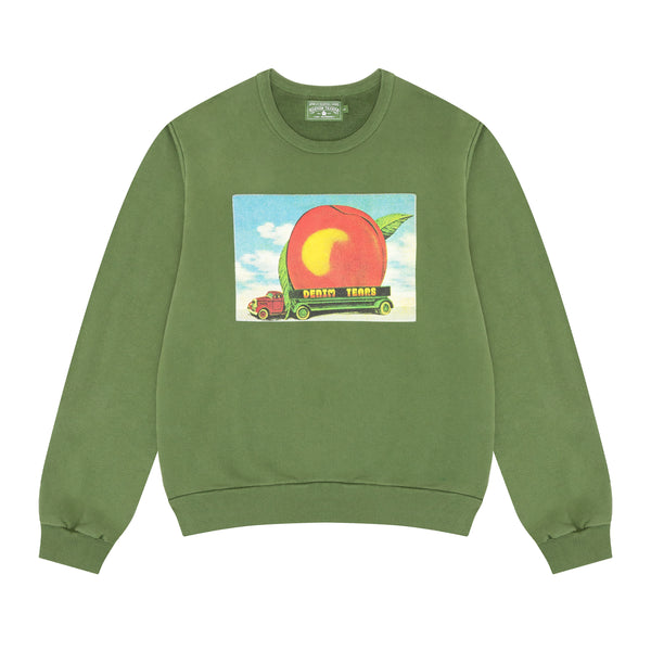 Denim Tears - Men
s Giant Fruit Crewneck - (Olive)