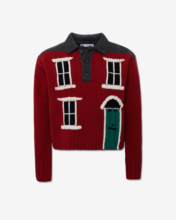 JW Anderson - Women
s House Polo Jumper - (Brick)