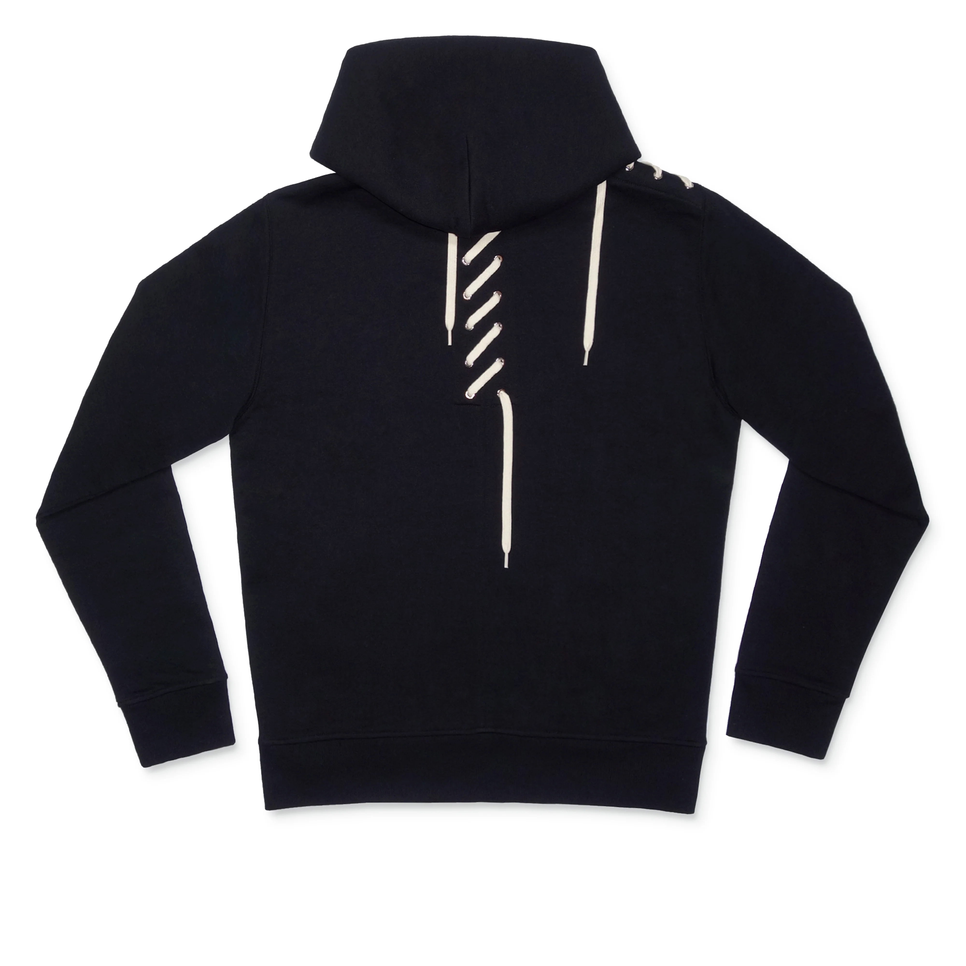Craig Green - Men's Laced Hoodie - (Black Cream)
