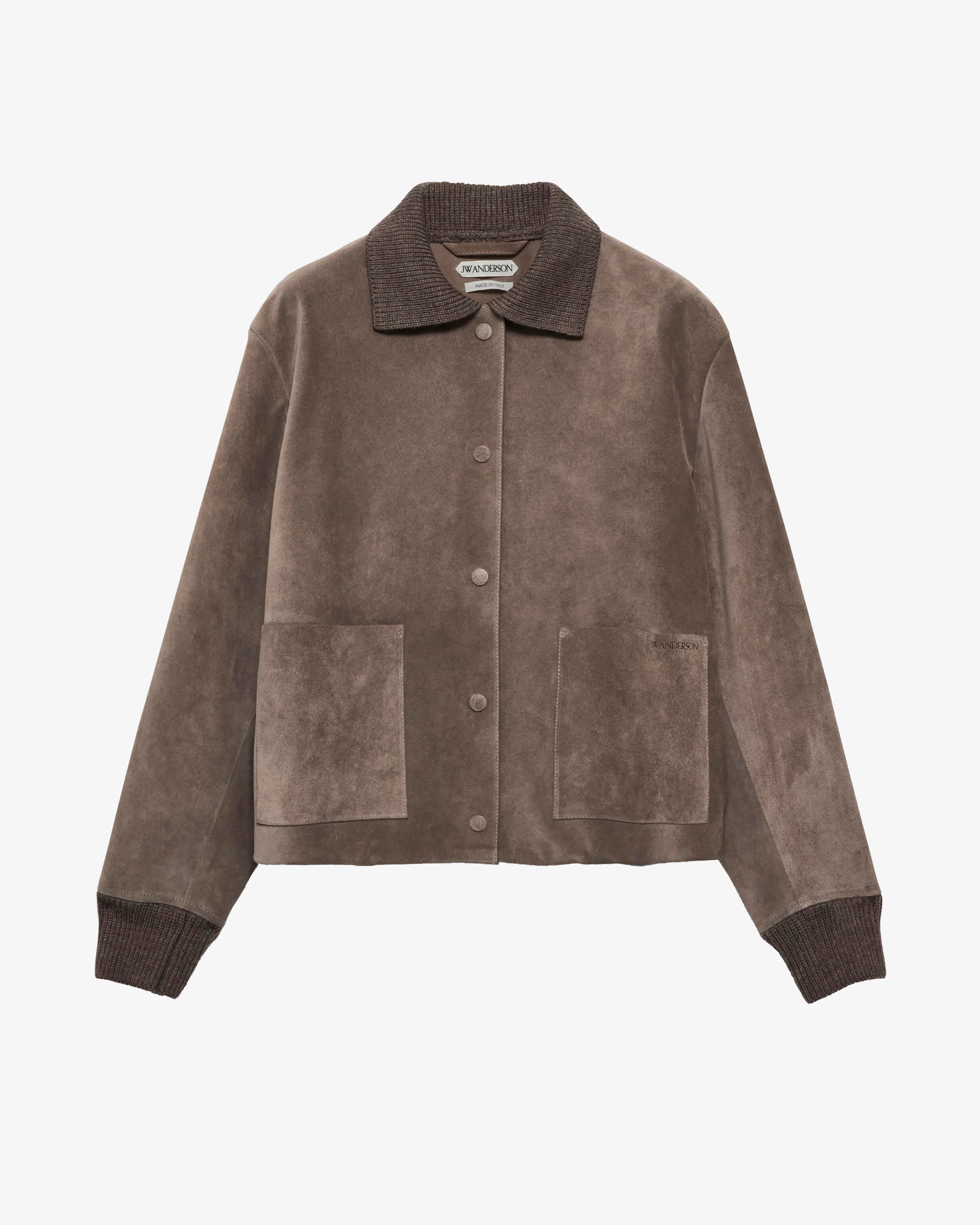 JW Anderson - Women's Suede Jacket - (Mouse Grey)