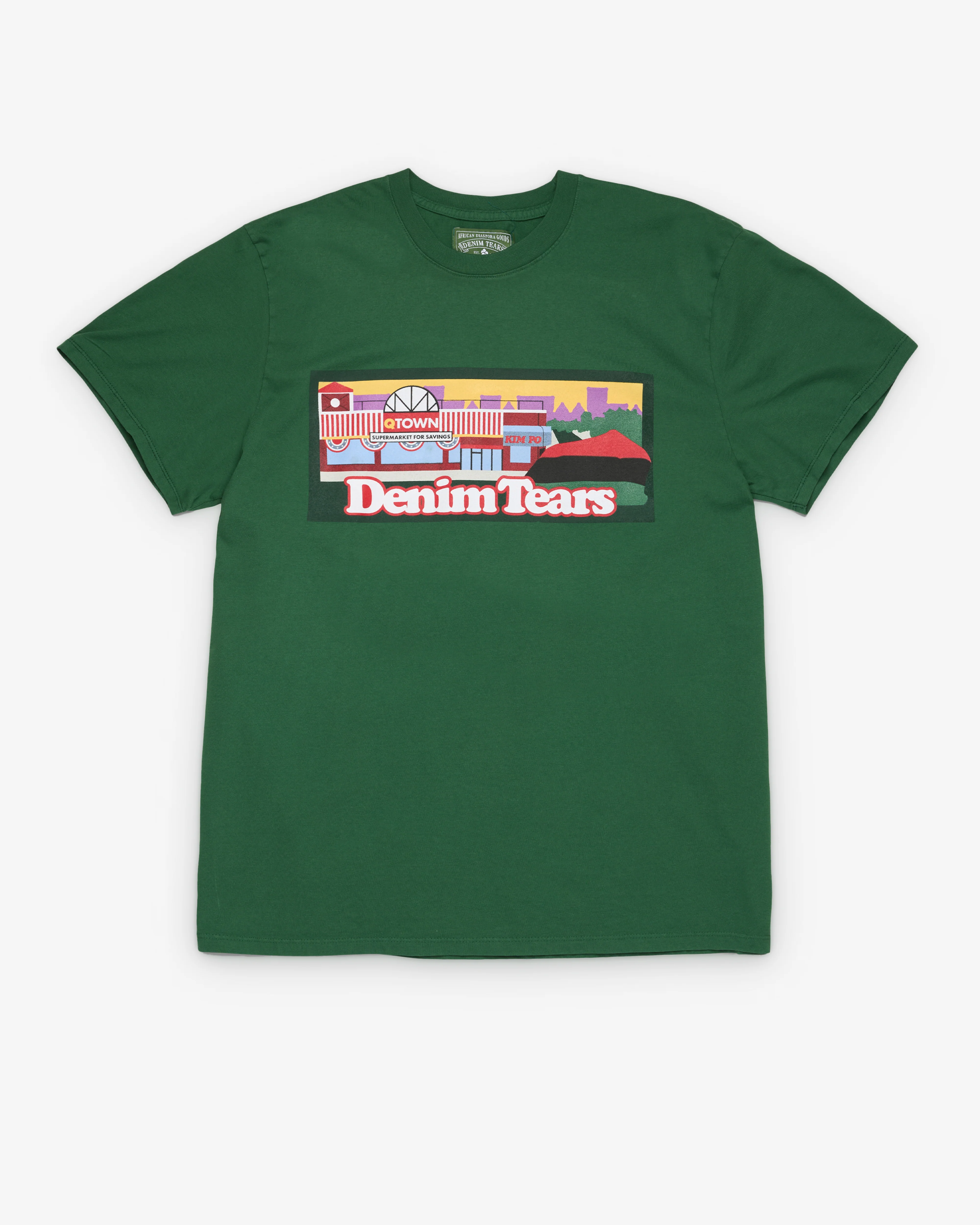 Denim Tears - Men's LL Tears Short Sleeve Tee - (Green)
