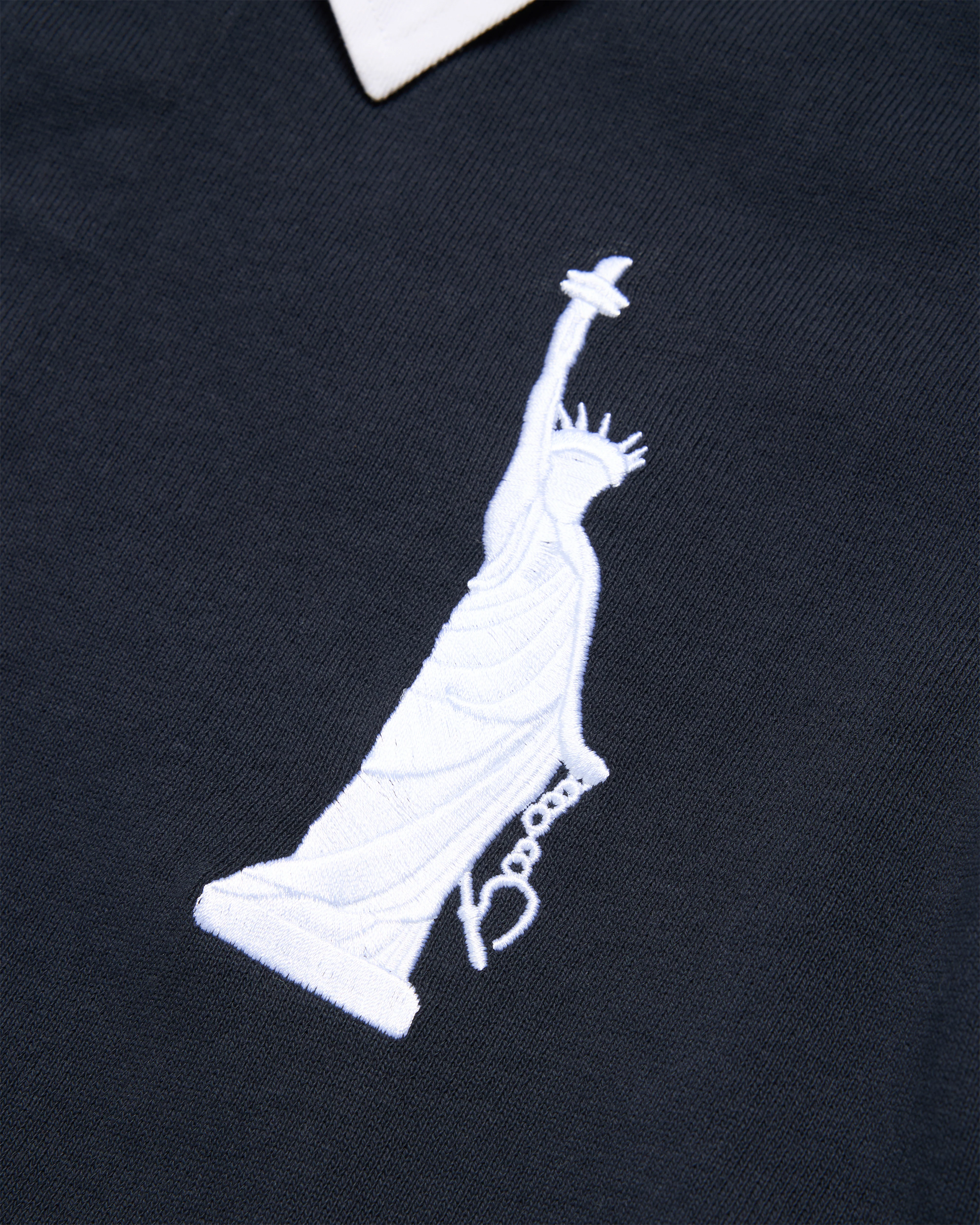 Denim Tears - Men's Lady Liberty Rugby - (Navy)