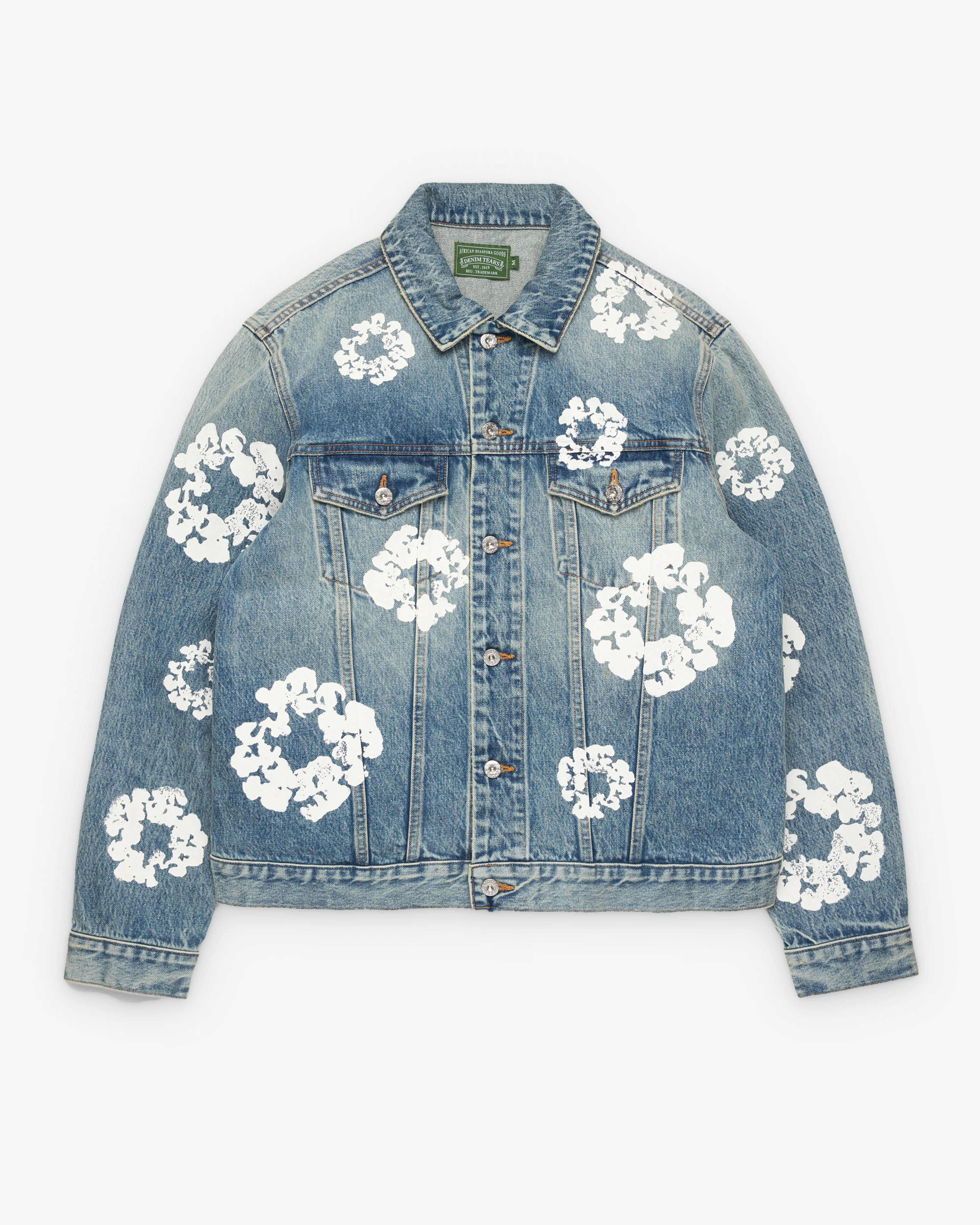Denim Tears - Men's Light Wash Denim Jacket - (Light Wash)