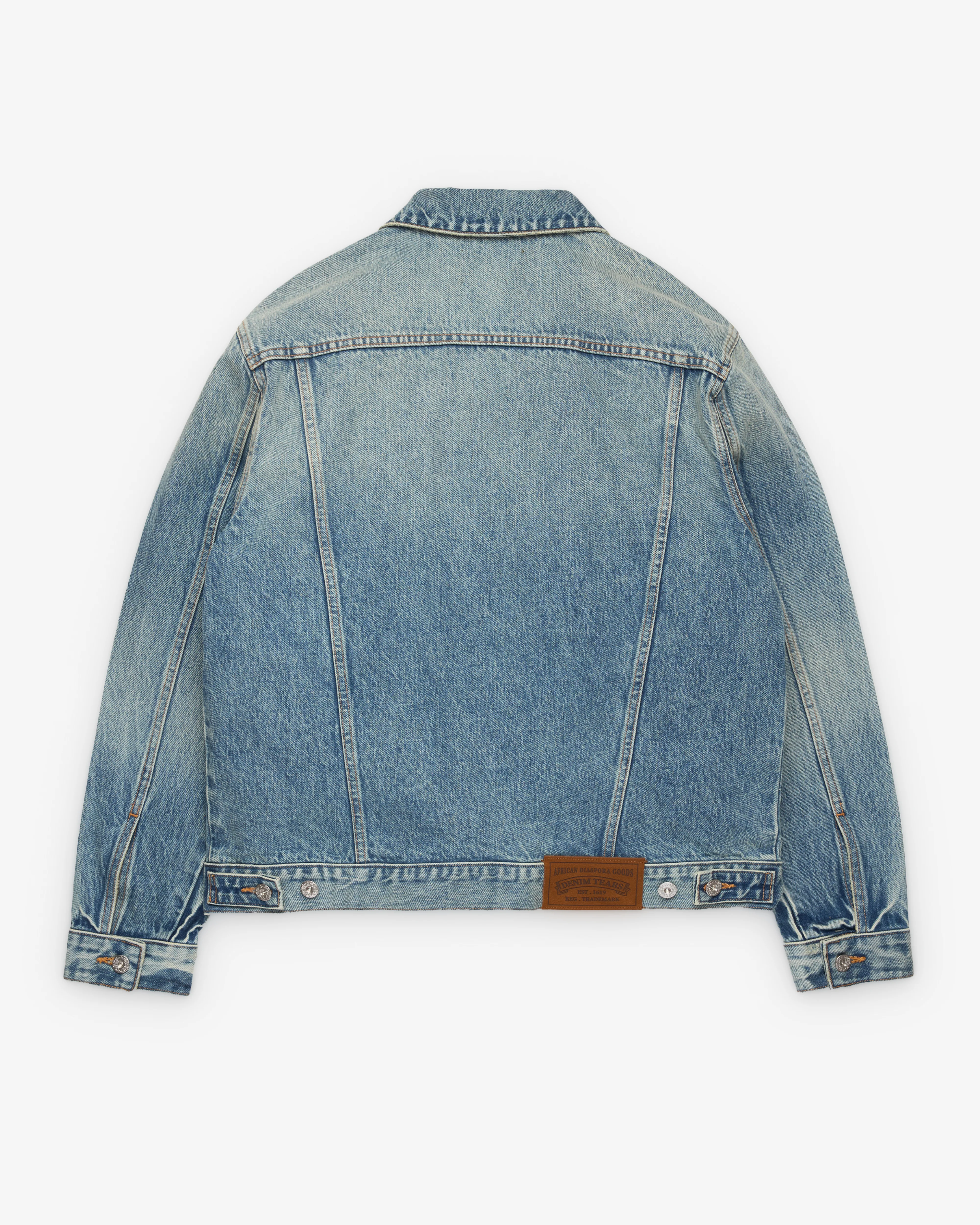 Denim Tears - Men's Light Wash Denim Jacket - (Light Wash)