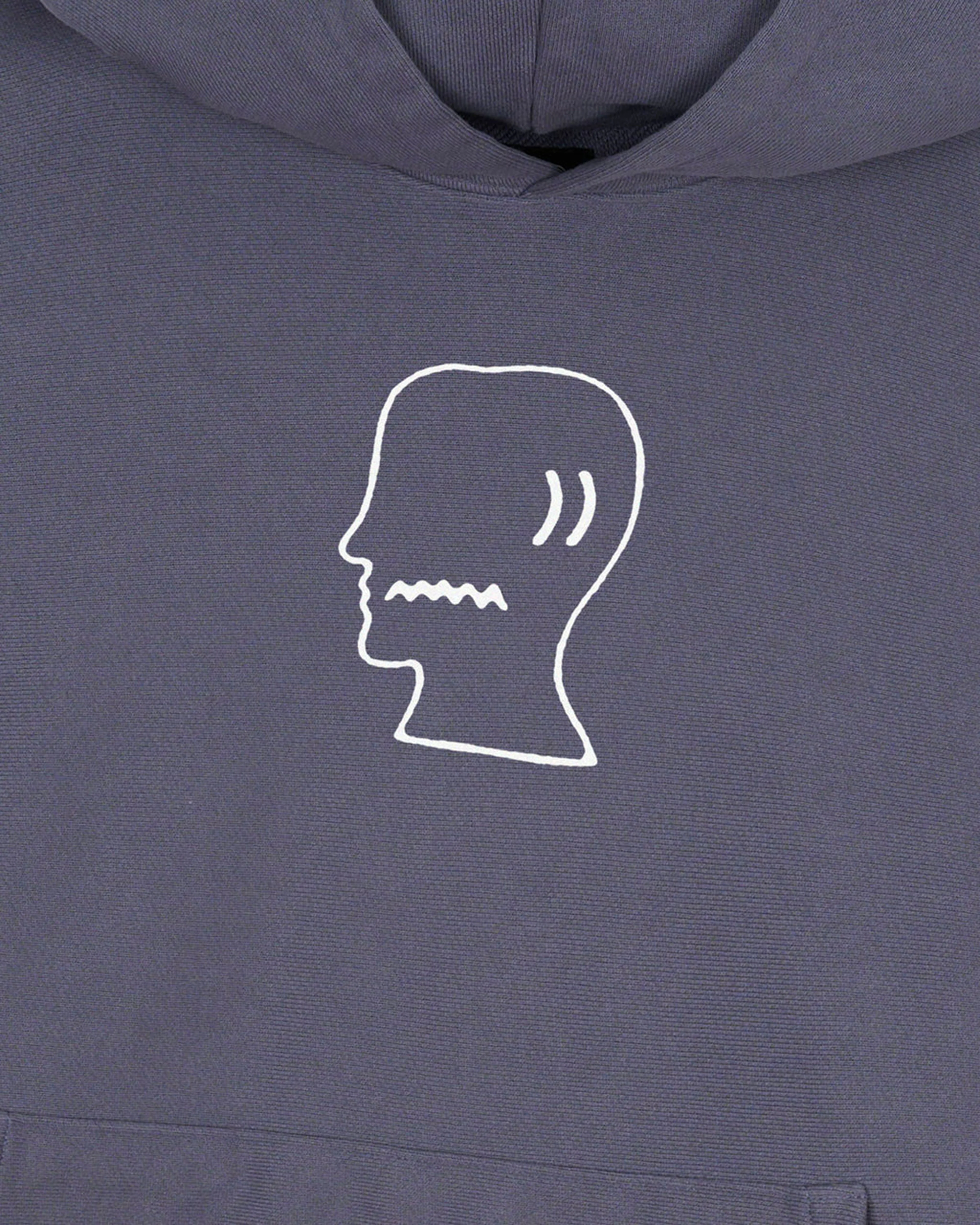 Brain Dead - Men's Logohead Hoodie - (Slate)