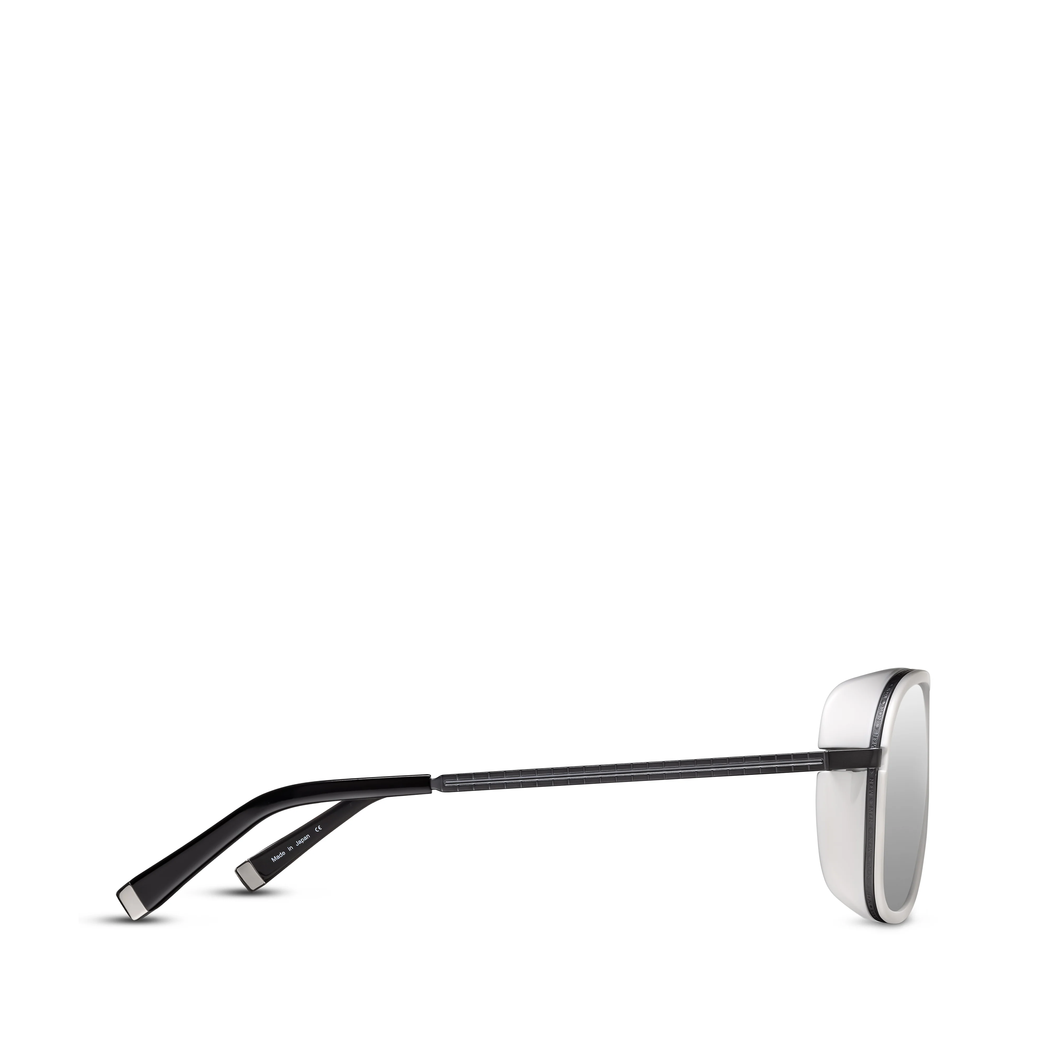 Matsuda - M3023 Silver Mirror Sunglasses - (Black/White)