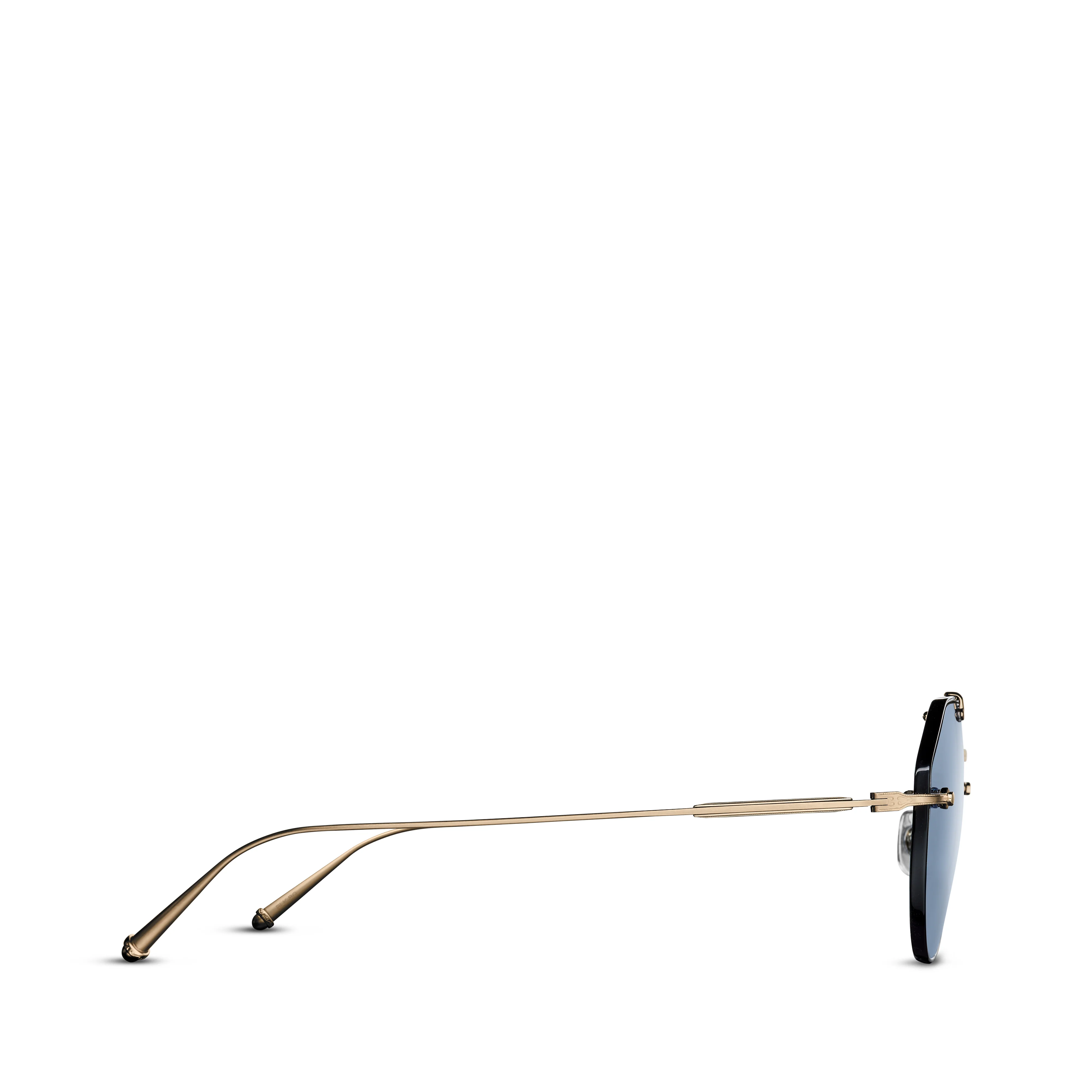 Matsuda - M3121 Cobalt Blue Sunglasses - (Black/Gold)