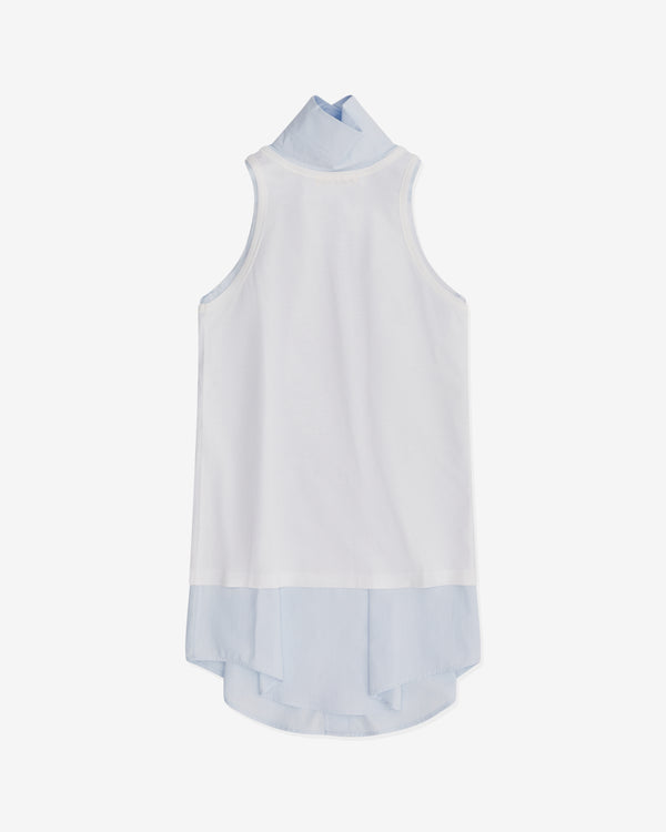 Maison Margiela - Women
s Back to Front Shirt - (White/Light Blue)