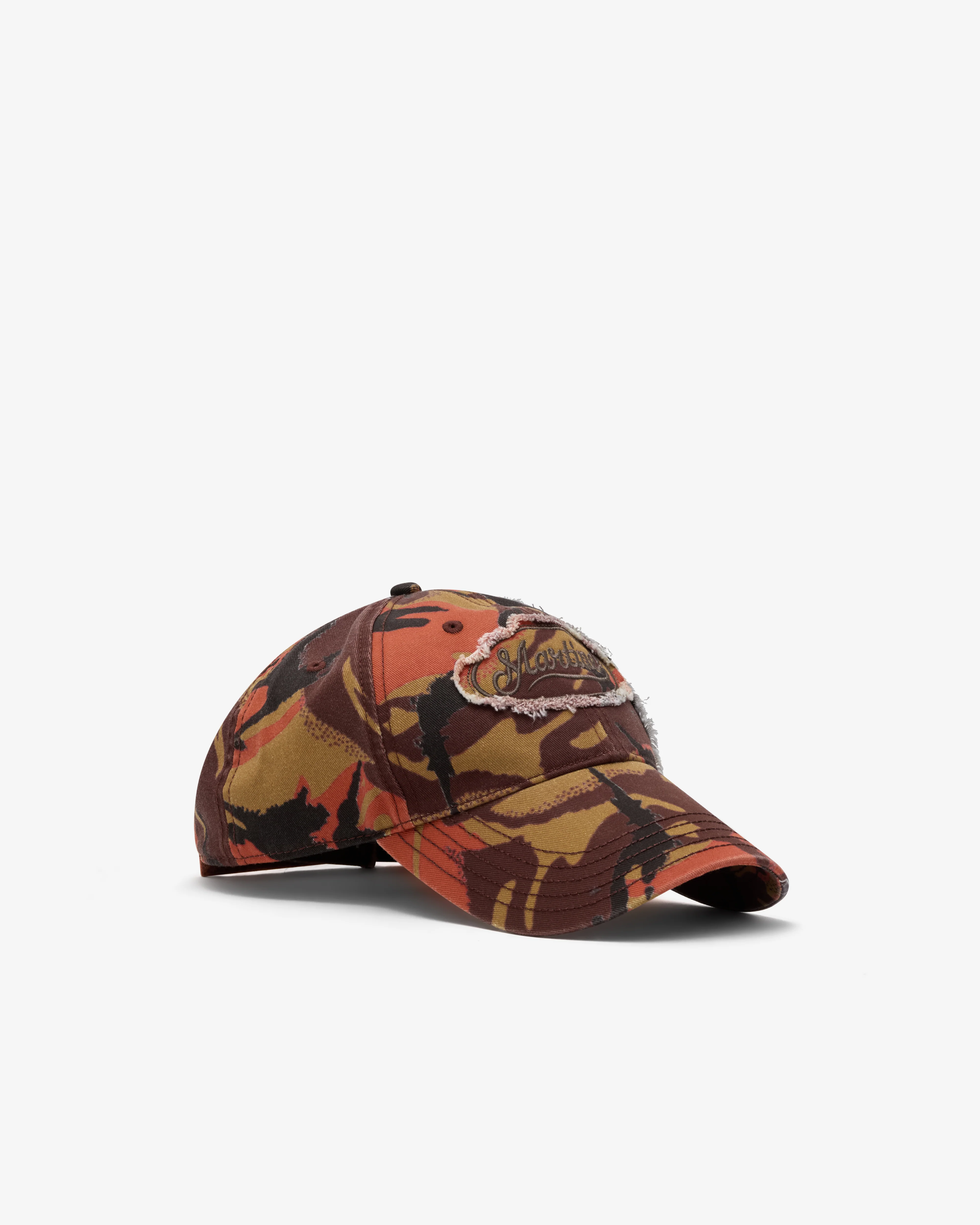 Martine Rose - Men's Collage Cap - (Orange/Grey)