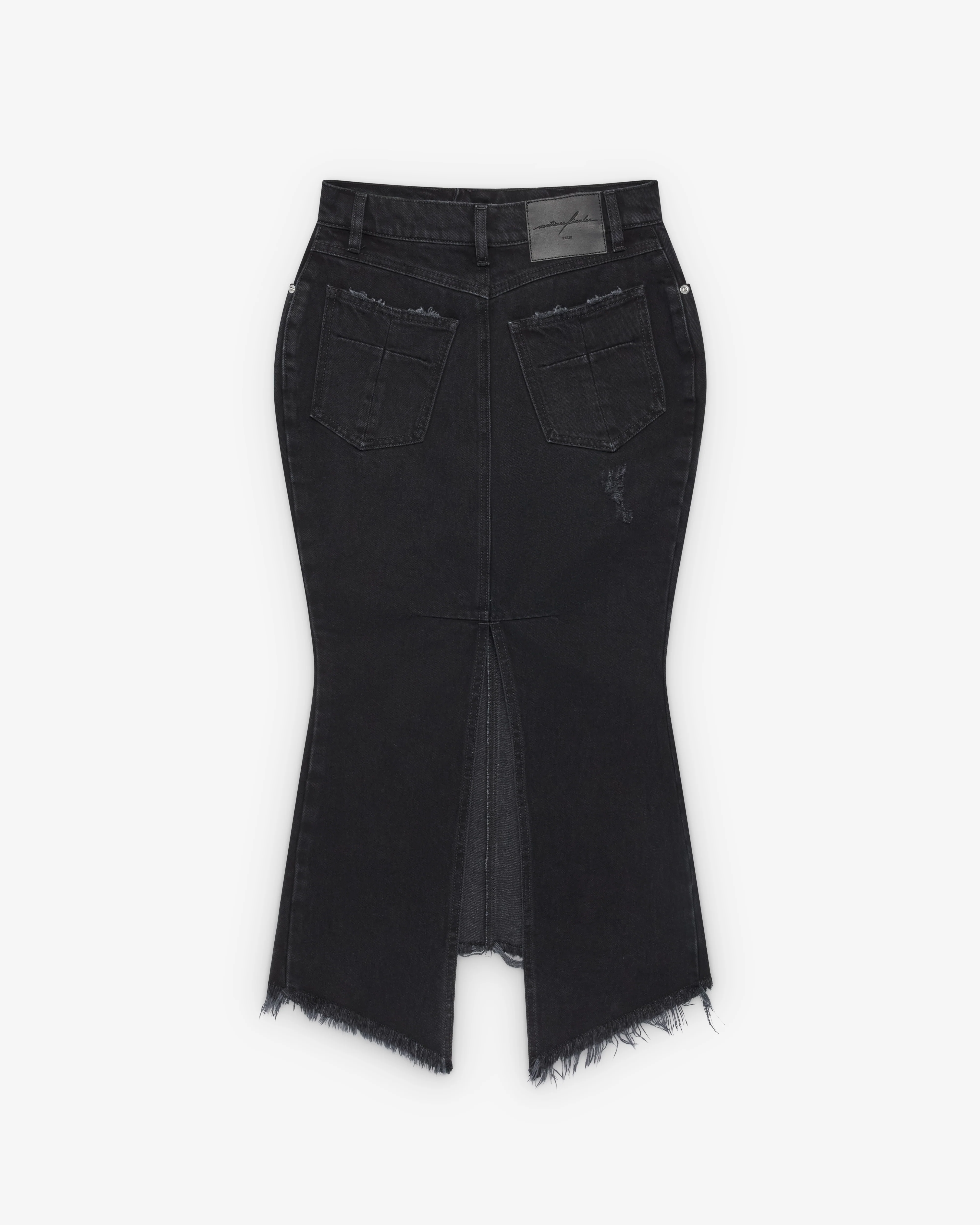 Matières Fécales - Women's Mikaela Denim Skirt - (Black)
