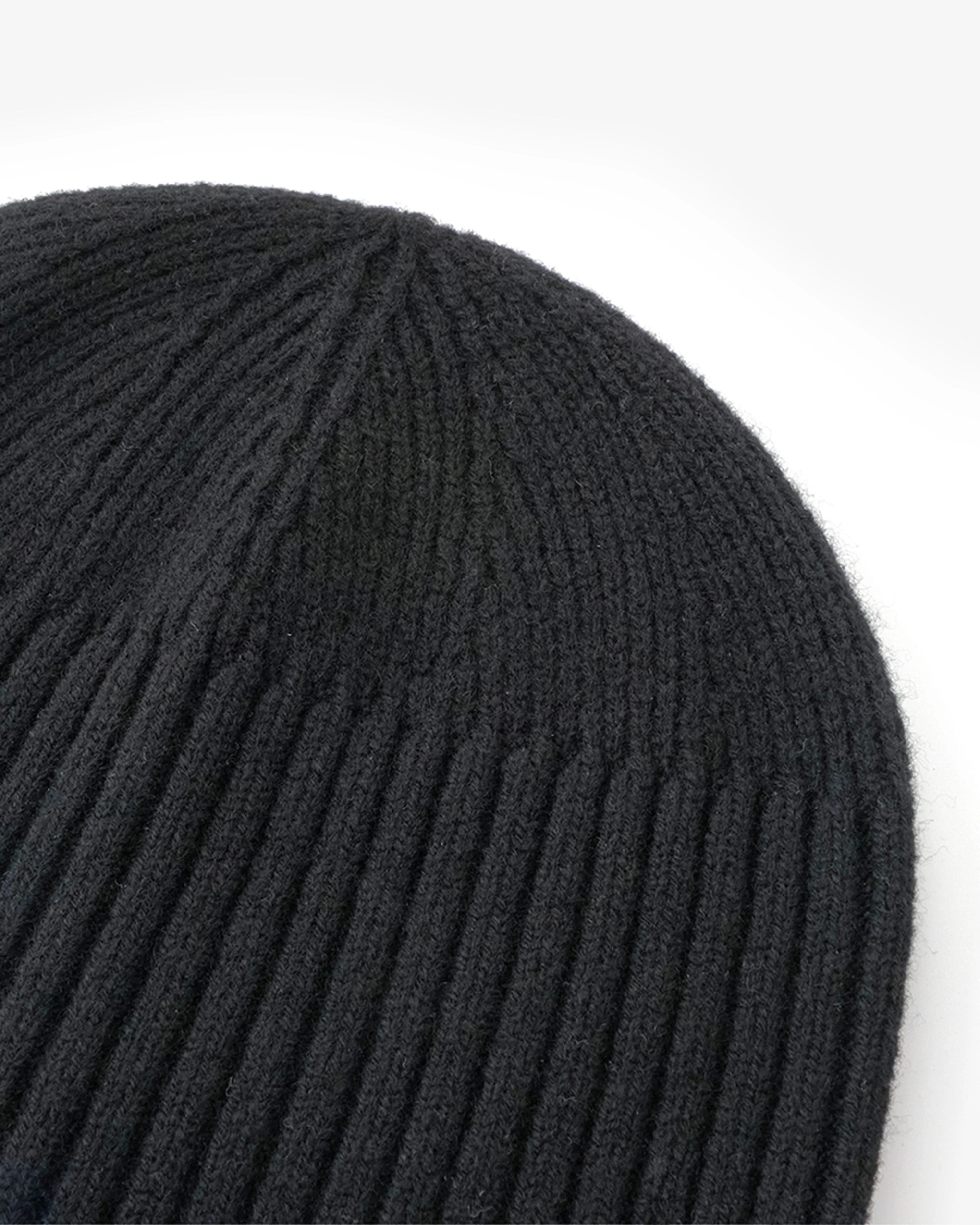 Mature Ha - Women's Long Rib Knit Cap - (Black)