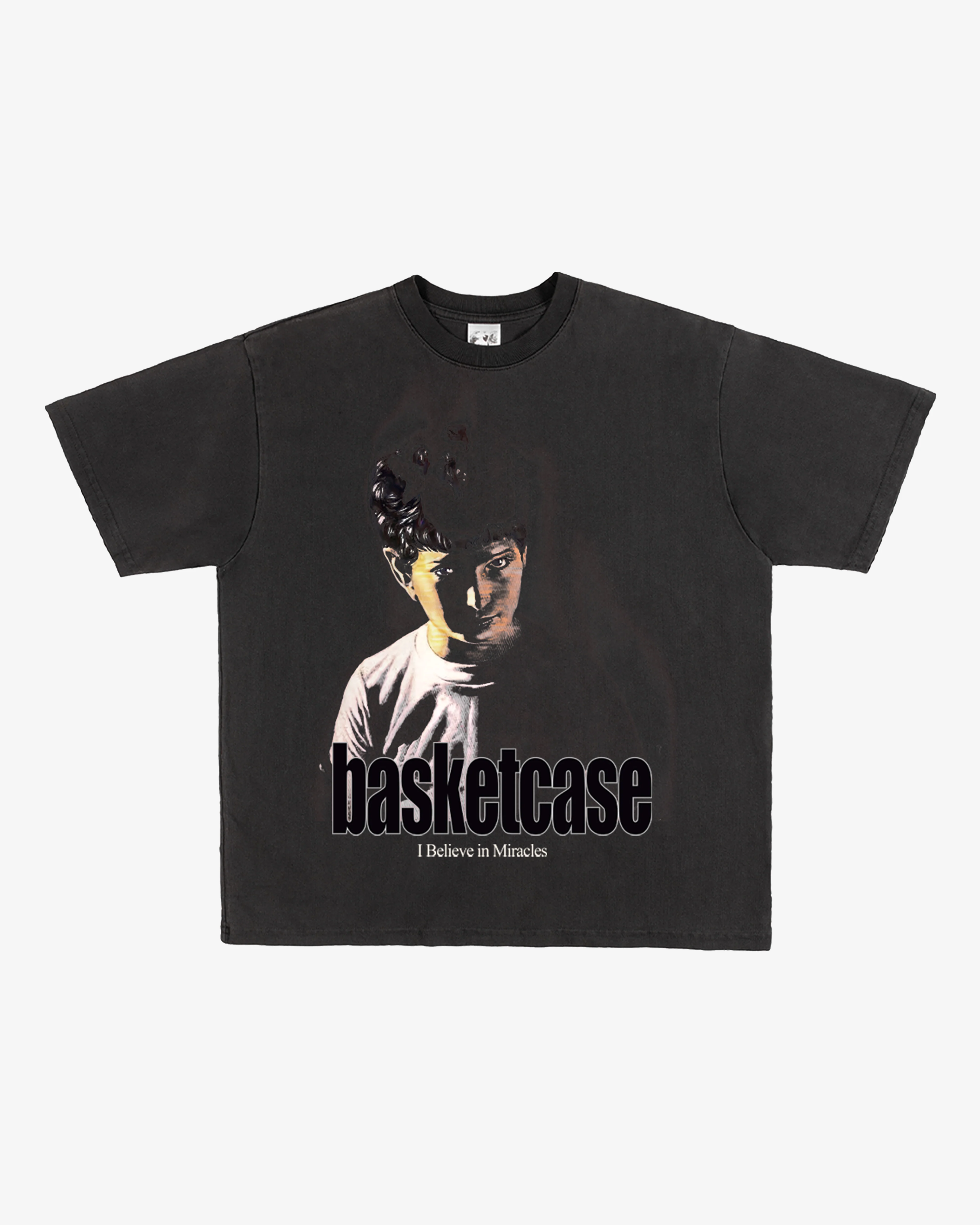 BASKETCASE - Men's Miracle Heavyweight Tee - (Vintage Black)