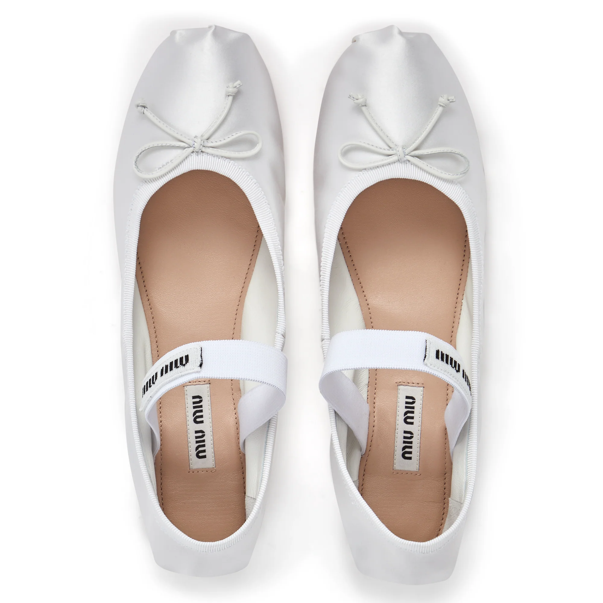 Miu Miu - Women’s Ballerina Shoe - (White)
