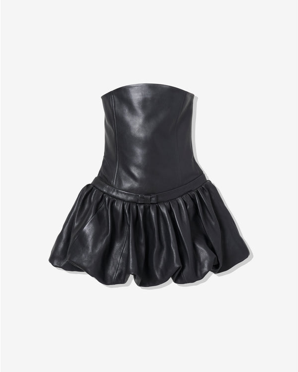 Marc Jacobs - Women
s The Leather Bubble Dress - (Black)