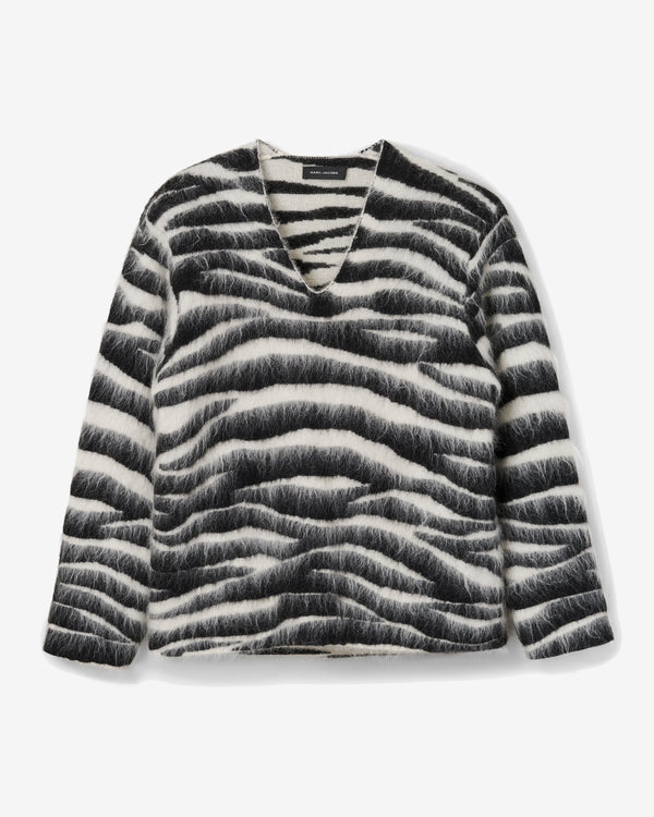 Marc Jacobs - Women
s Brushed Zebra Sweater - (Black/White)