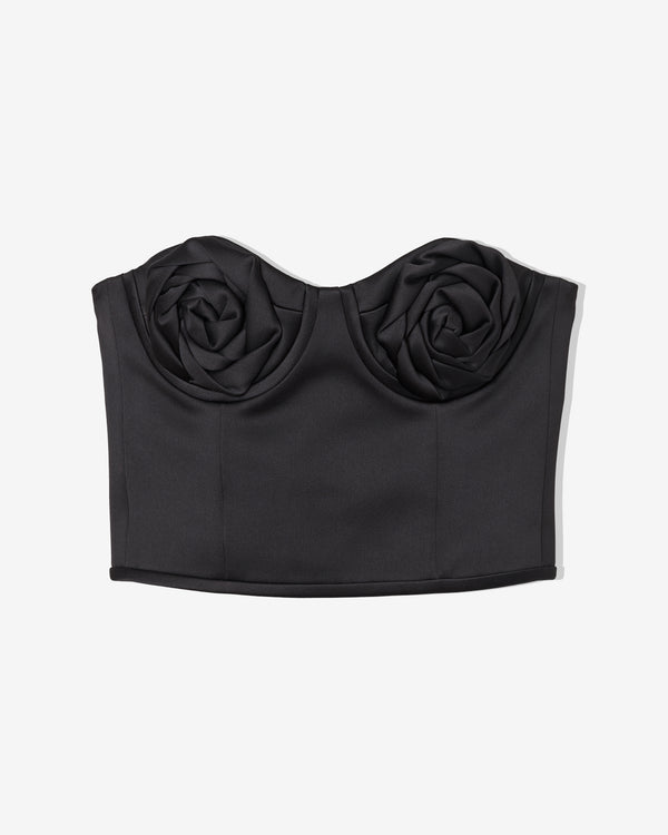 Marc Jacobs - Women
s The Satin Rose Corset - (Black)