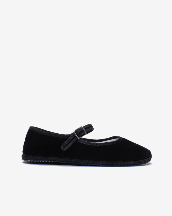 Drogheria Crivellini - Women
s Mary Jane Timeless Flat - (Black)