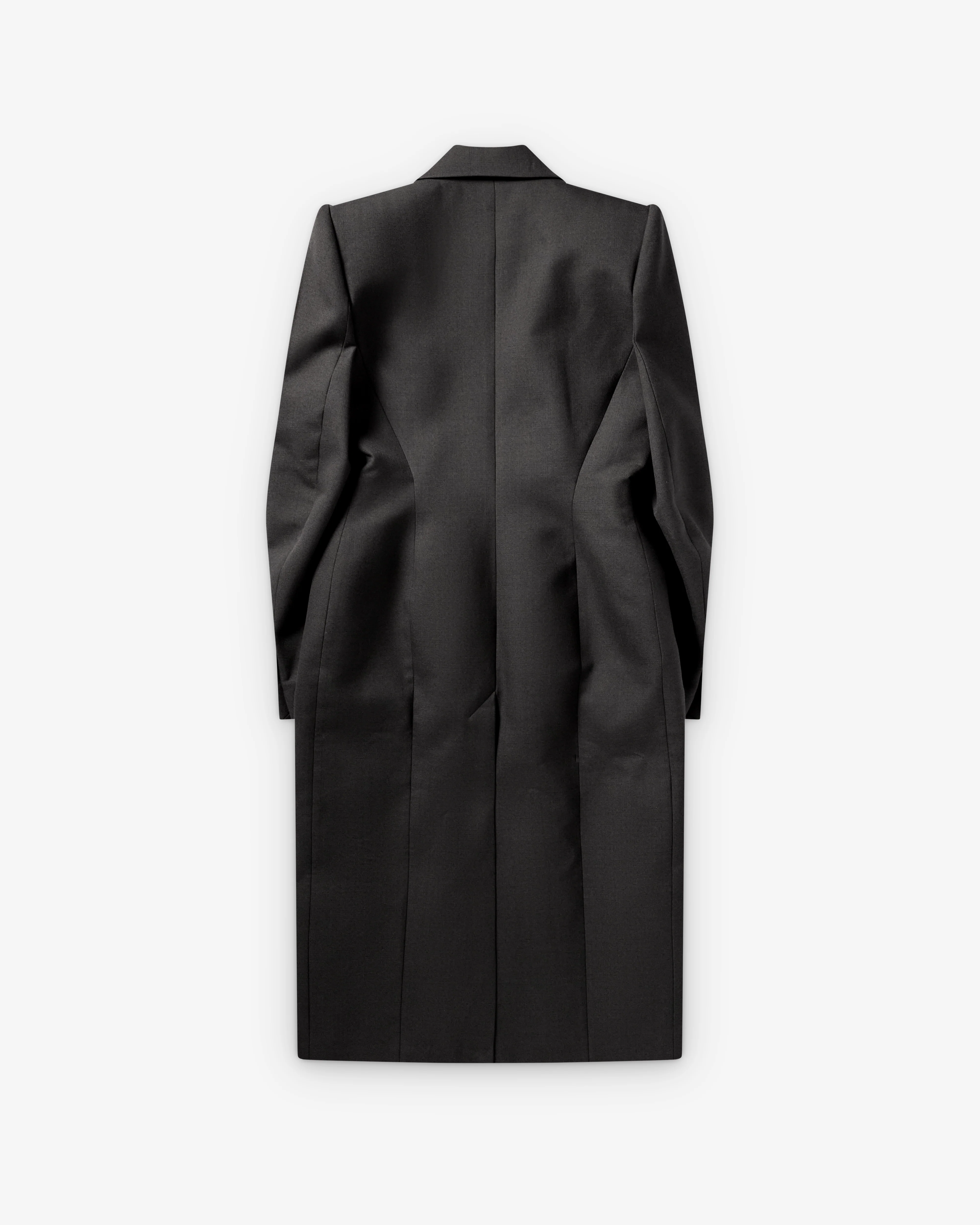 Mugler - Women's Hourglass Coat - (Anthracite)