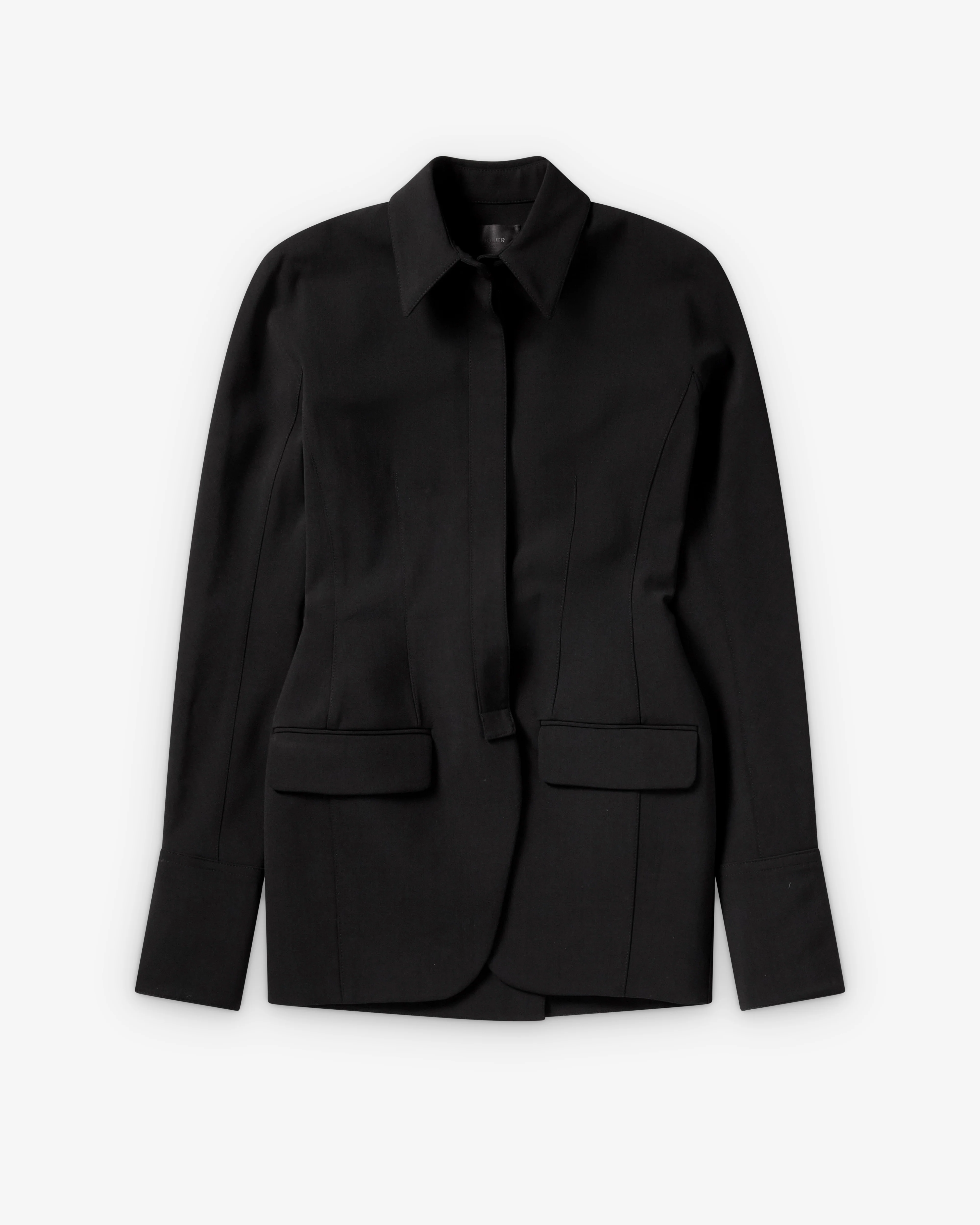 Mugler - Women's Shirt Jacket - (Black)