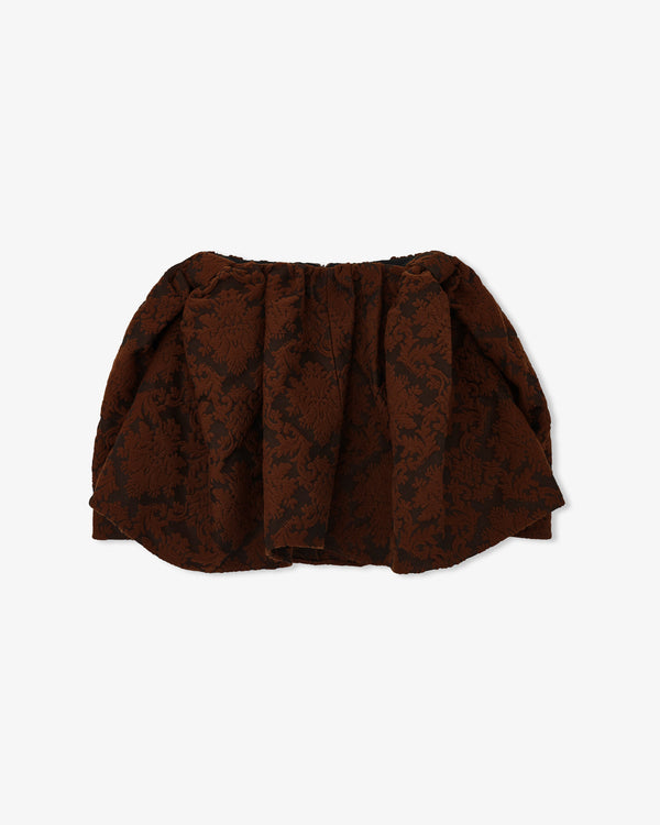 Shushu Tong - Women
s Bowknots Short Skirt - (Brown)