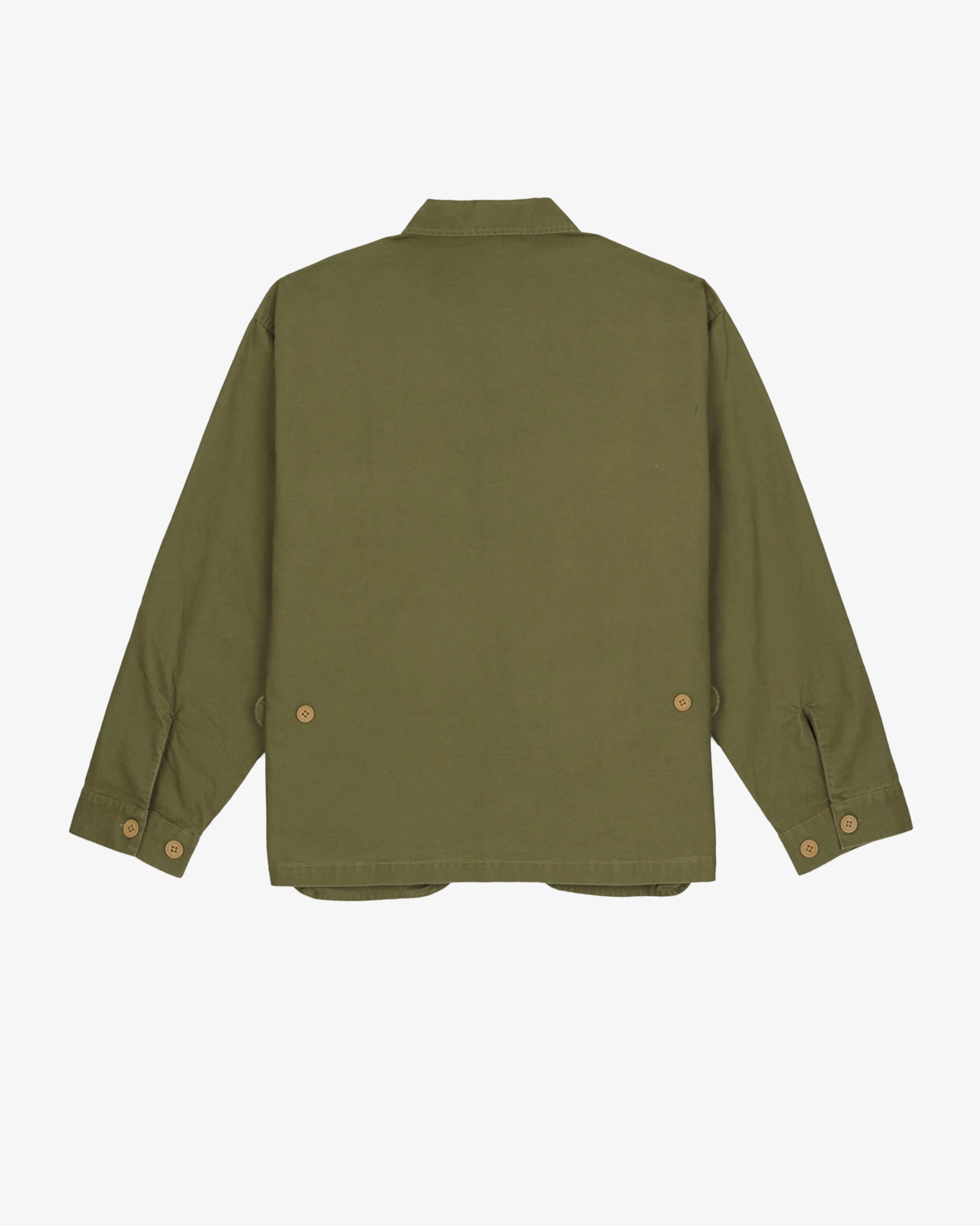 Brain Dead - Men's Military Shirt Jacket - (Army)