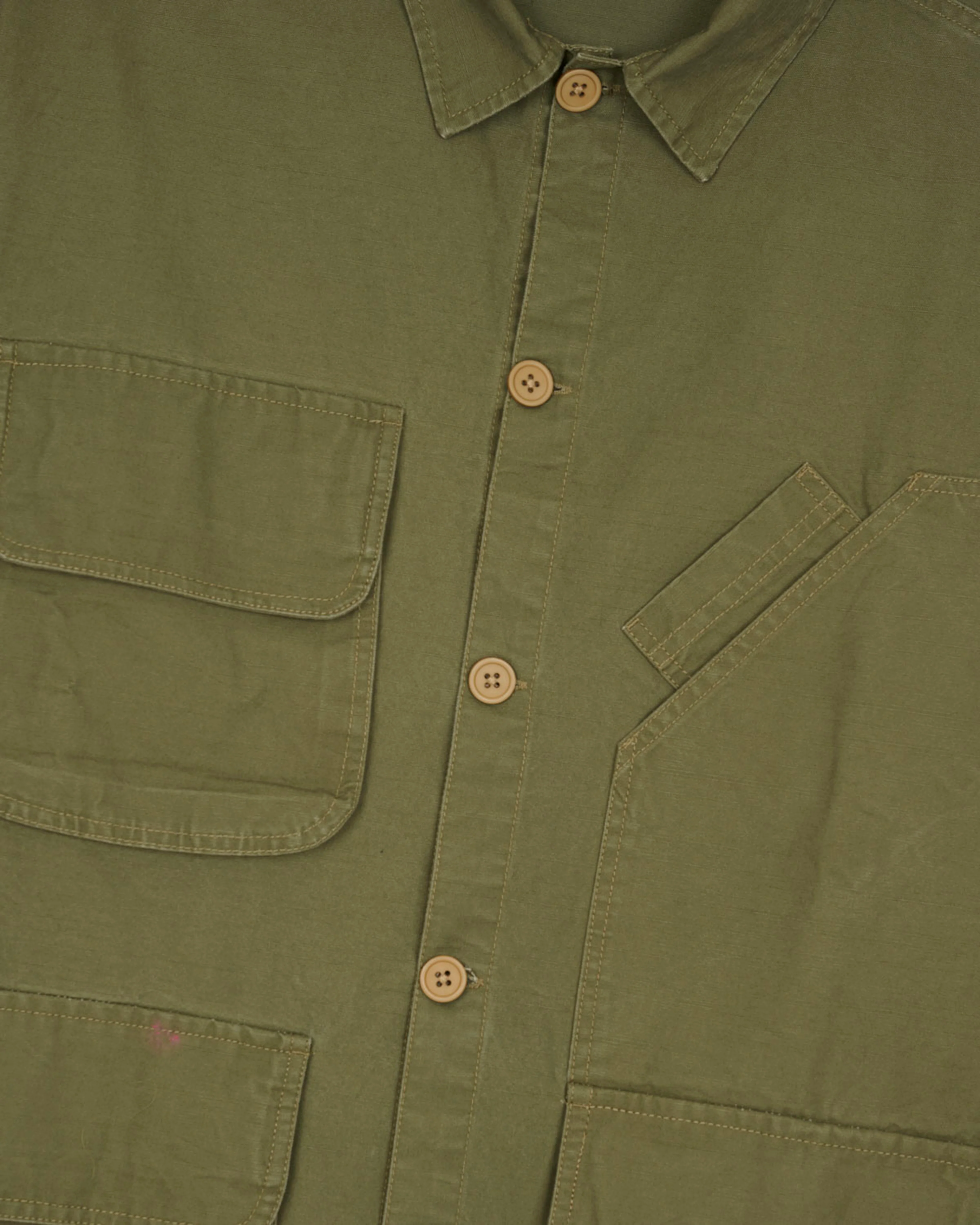 Brain Dead - Men's Military Shirt Jacket - (Army)
