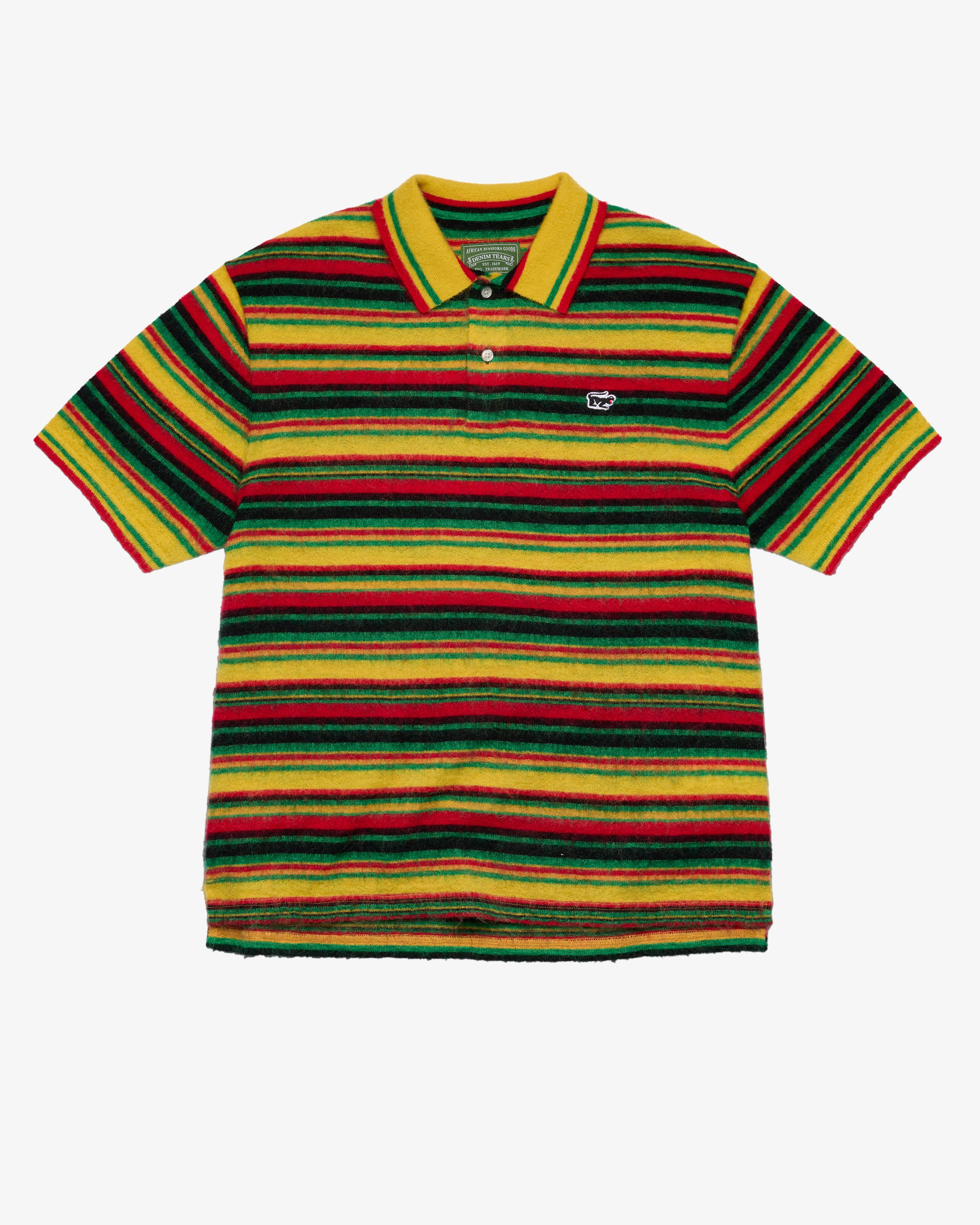 Denim Tears - Men's Mohair Knit Polo - (Multi)