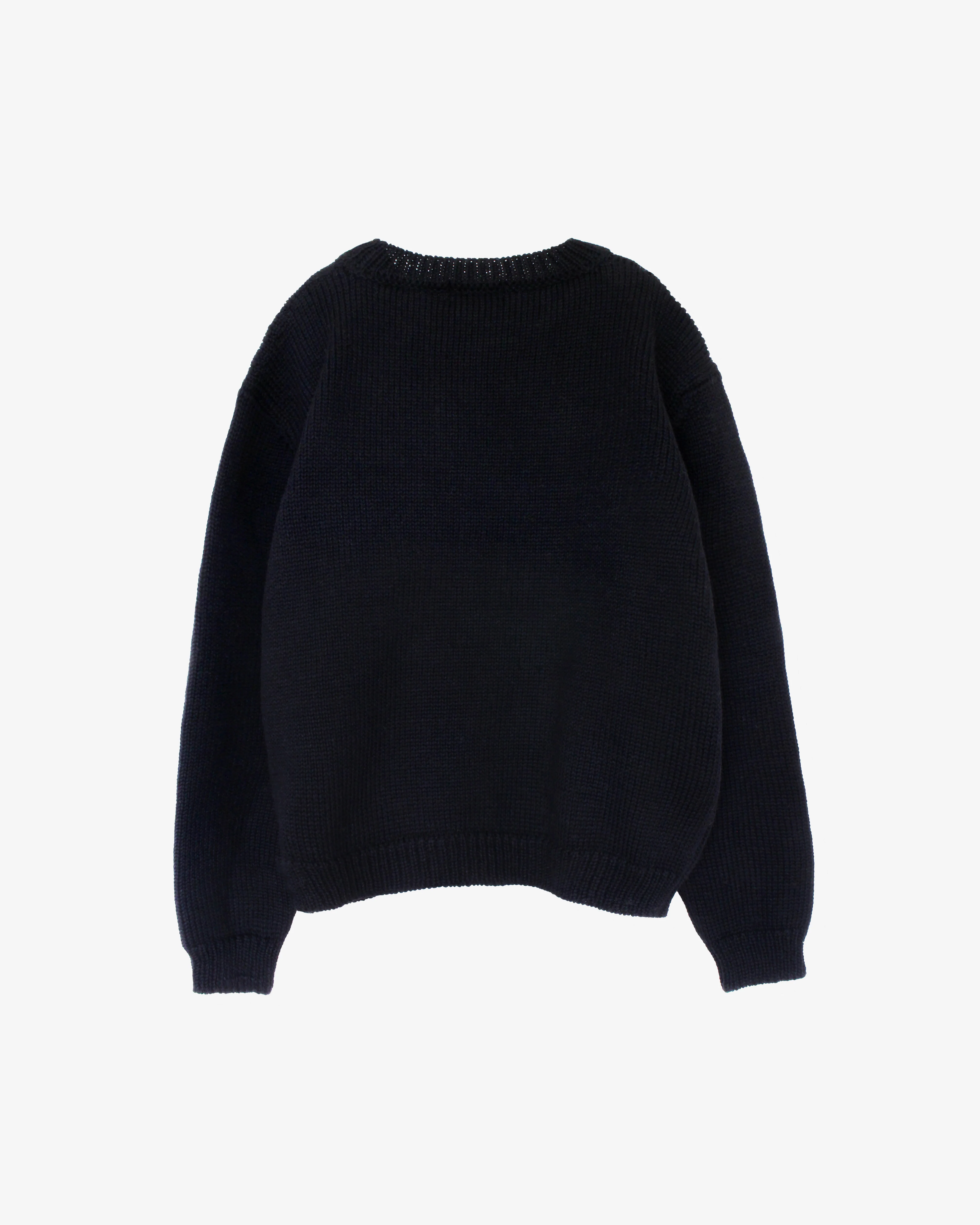 Idea - Moomin Reindeer Knit Sweater - (Black)
