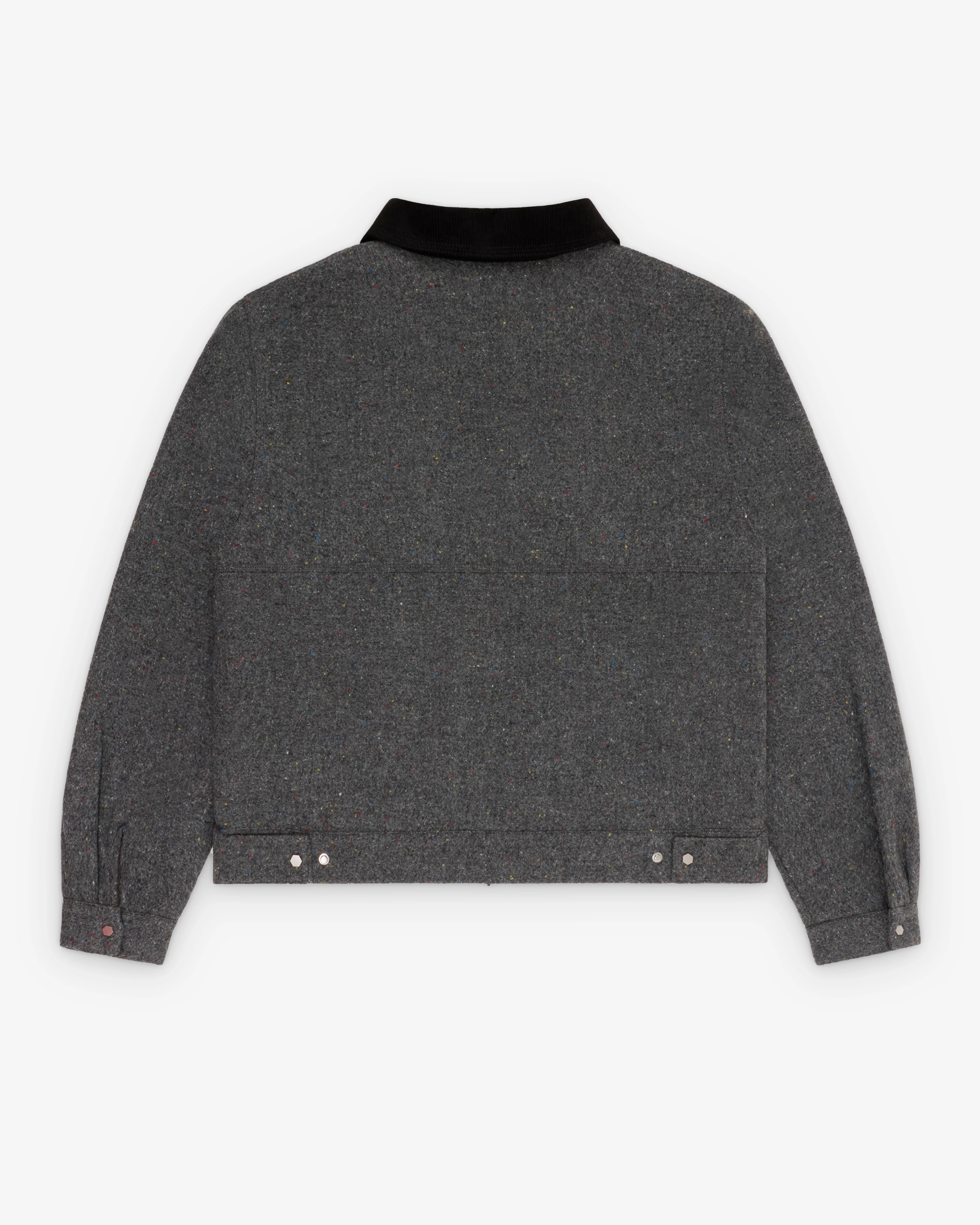 Fugazi - Men's Reversible Moving Blanket Jacket - (Grey)